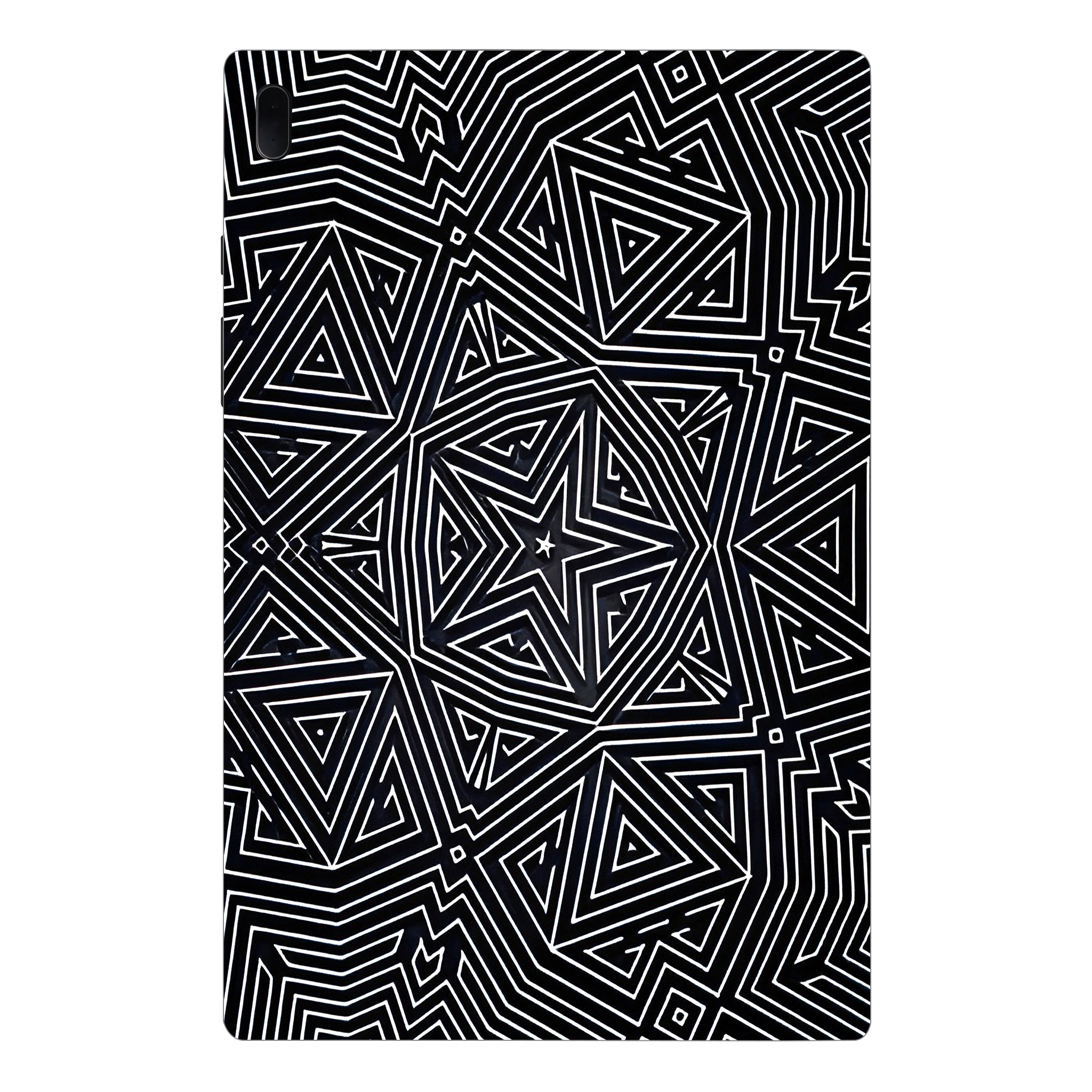 Samsung Galaxy Tab S7 FE Monochrome Maze Tablet Skins