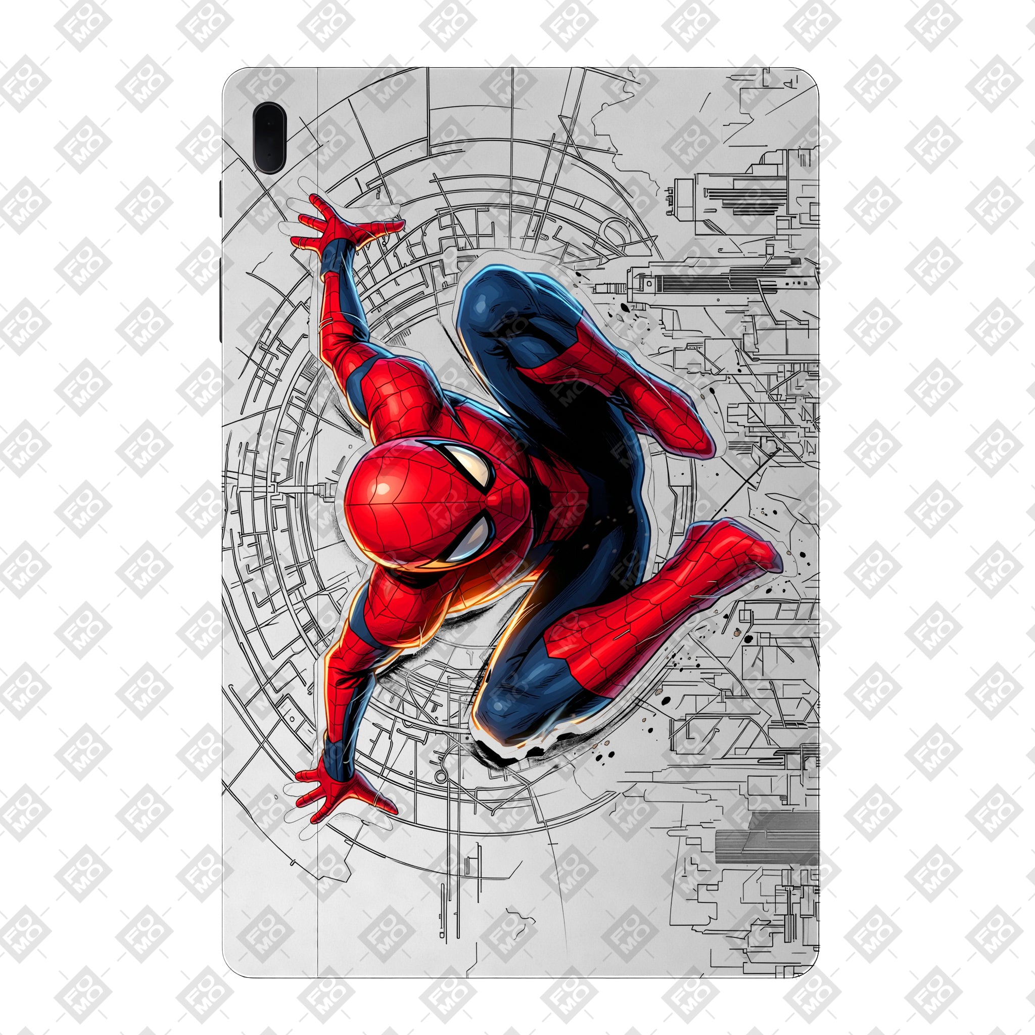 Samsung Galaxy Tab S7 FE Transparent Web of Destiny Tablet Skin