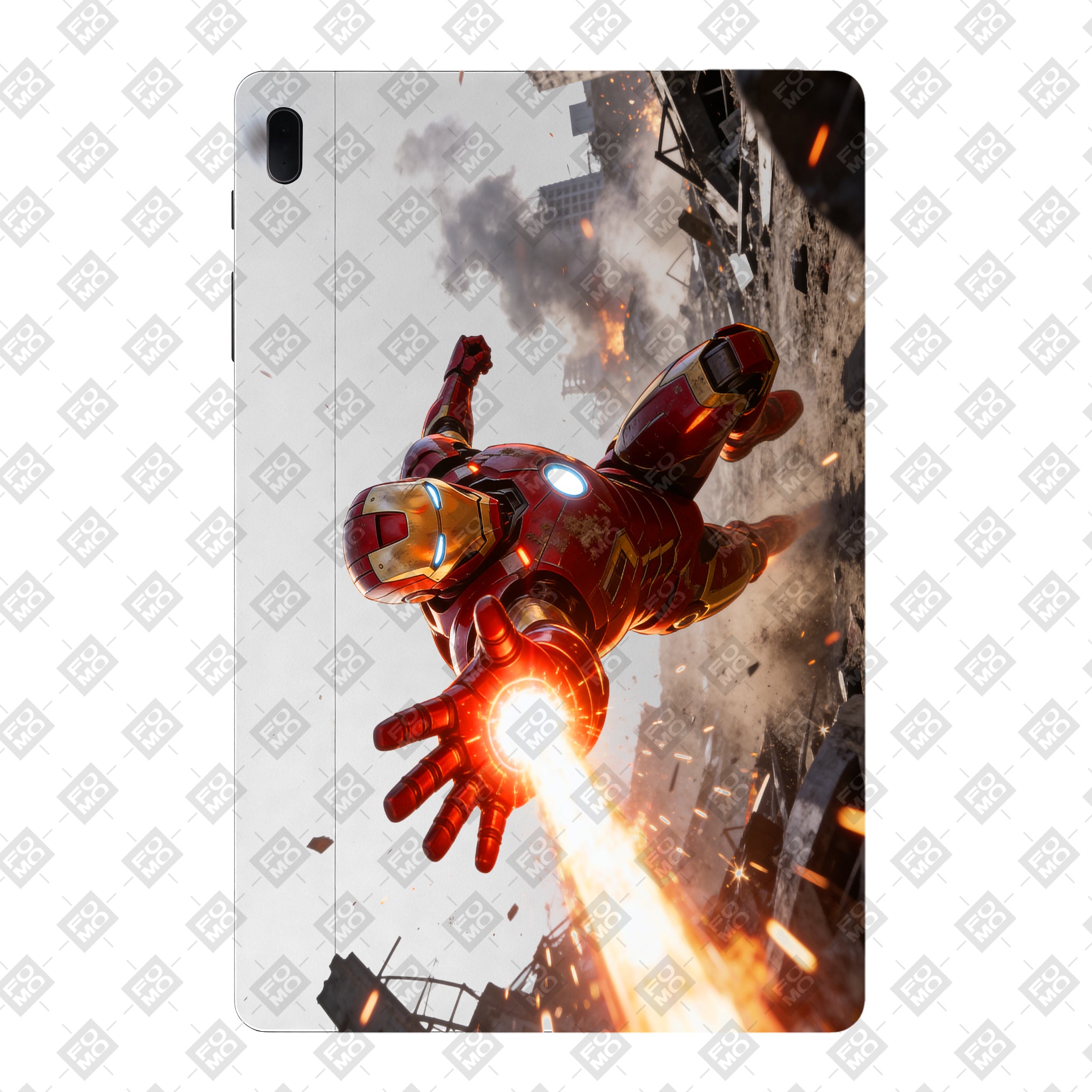 Samsung Galaxy Tab S7 FE Transparent Iron Fist Tablet Skin