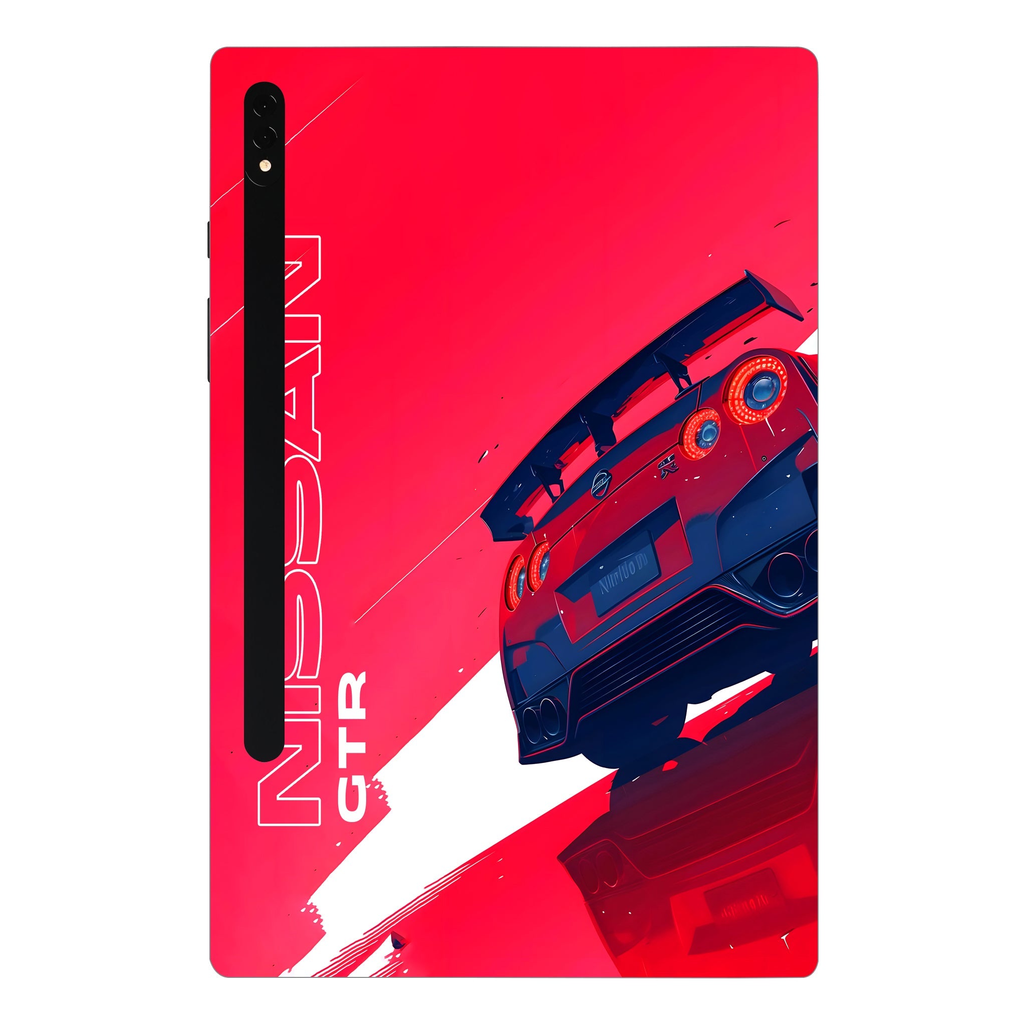 Samsung Galaxy Tab S7 Plus Nissan GTR in Red Cars & Bikes Tablet Skins