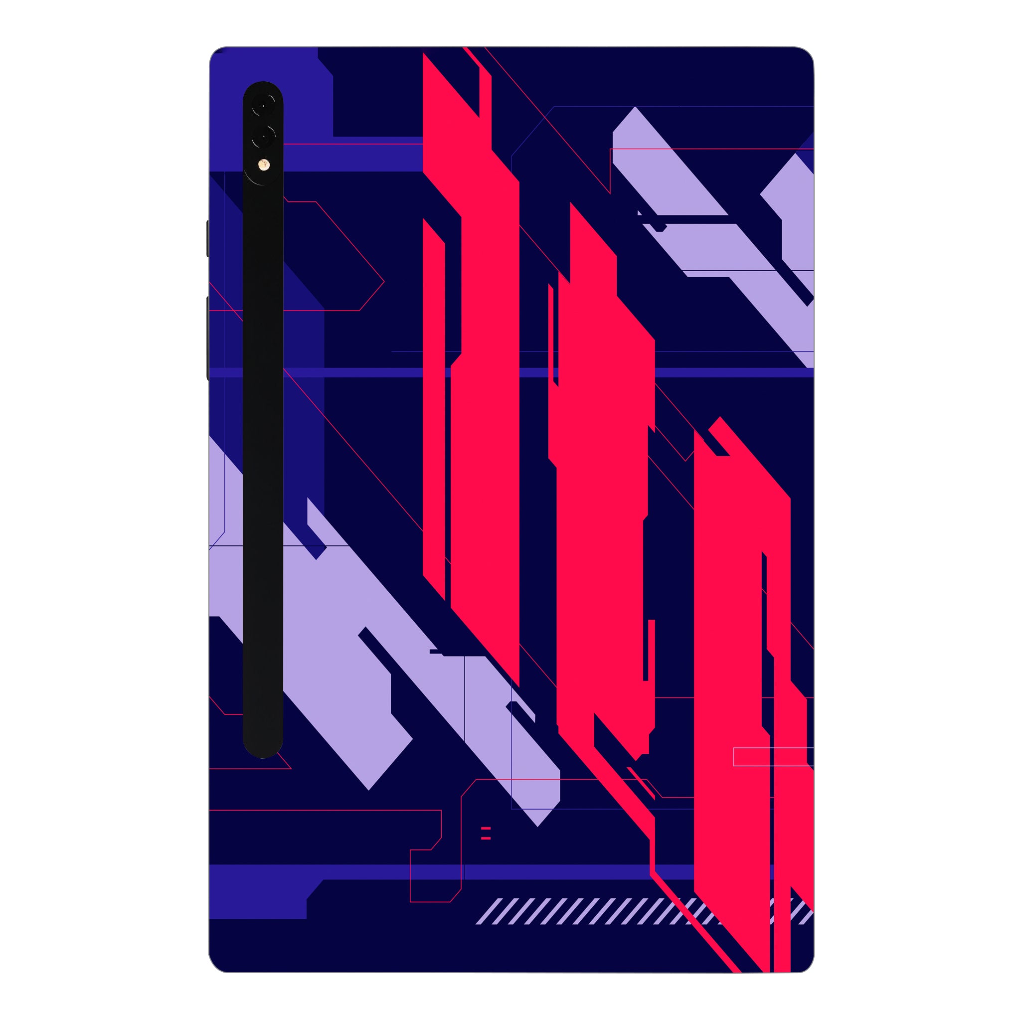 Samsung Galaxy Tab S7 Plus Retro Innovative Illustration Tablet Skins