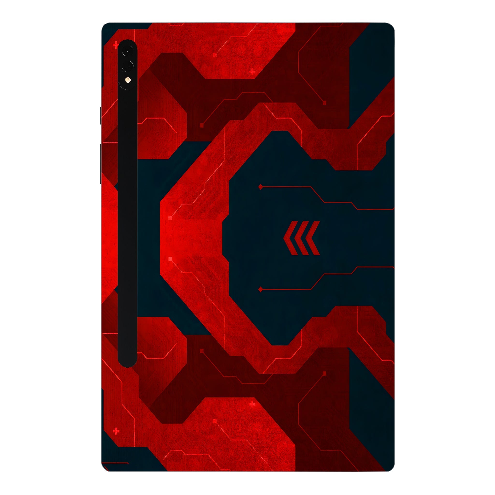 Samsung Galaxy Tab S7 Plus Red Flow Tablet Skins