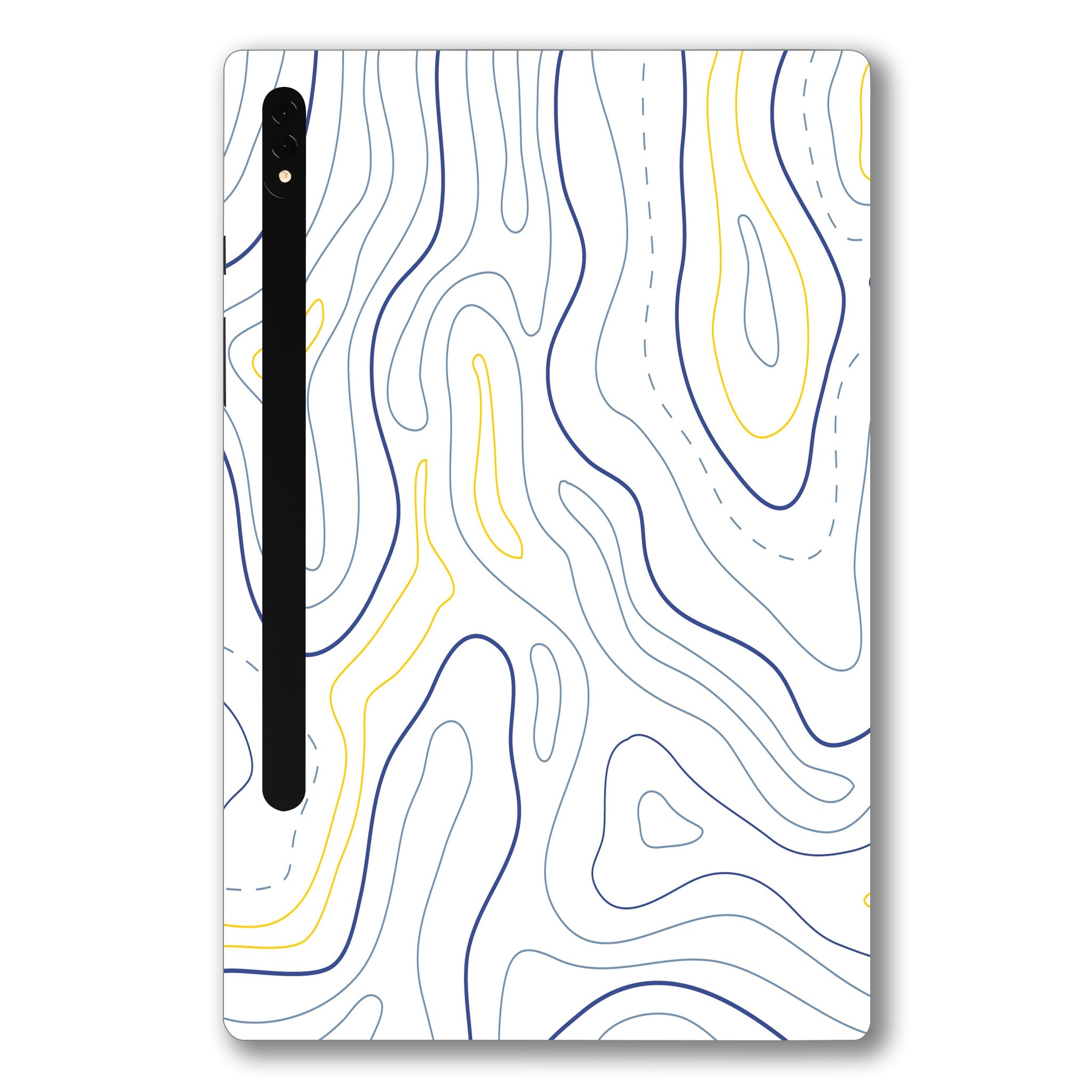 Samsung Galaxy Tab S7 Plus Minimalist Colorful Contours Tablet Skins