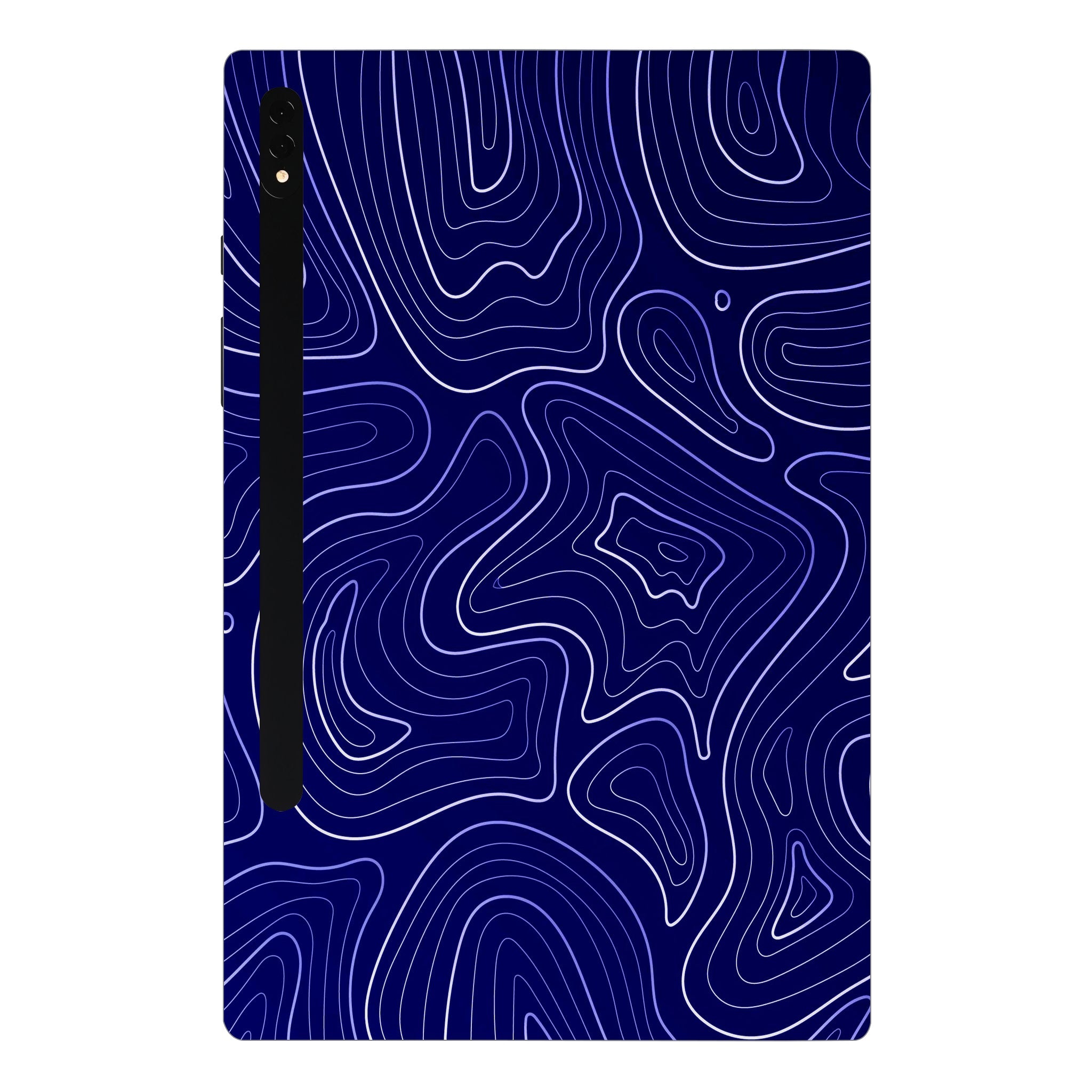 Samsung Galaxy Tab S7 Plus Deep Blue Contour Tablet Skins