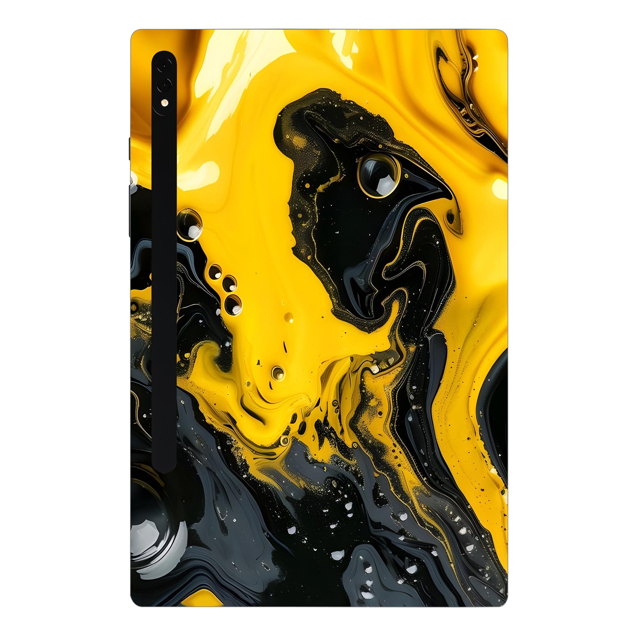 Samsung Galaxy Tab S7 Plus Golden Liquid Tablet Skins