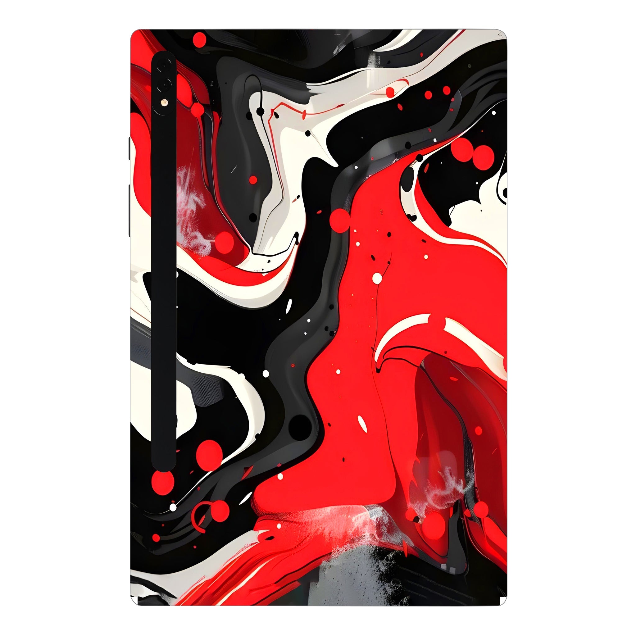 Samsung Galaxy Tab S7 Plus Scarlet and White Motion Tablet Skins