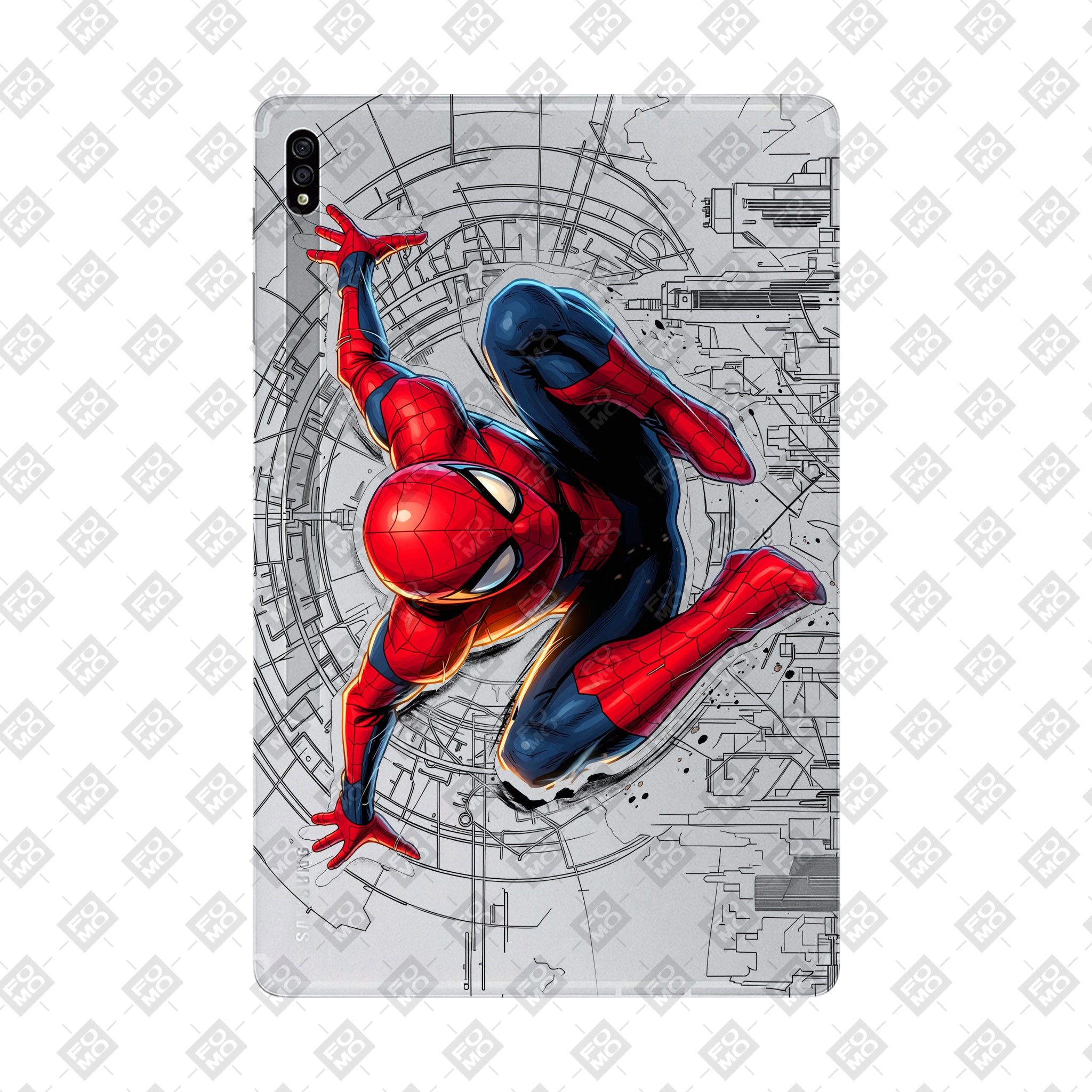 Samsung Galaxy Tab S7 Plus Transparent Web of Destiny Tablet Skin