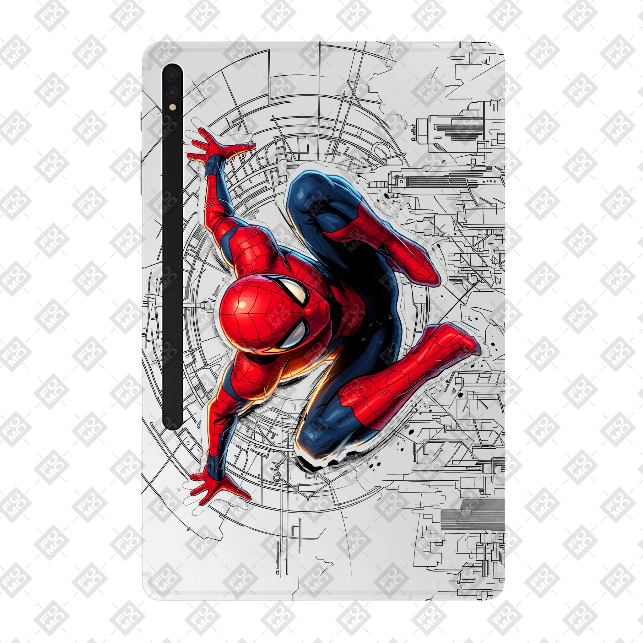 Samsung Galaxy Tab S8 Ultra 5G Transparent Web of Destiny Tablet Skin