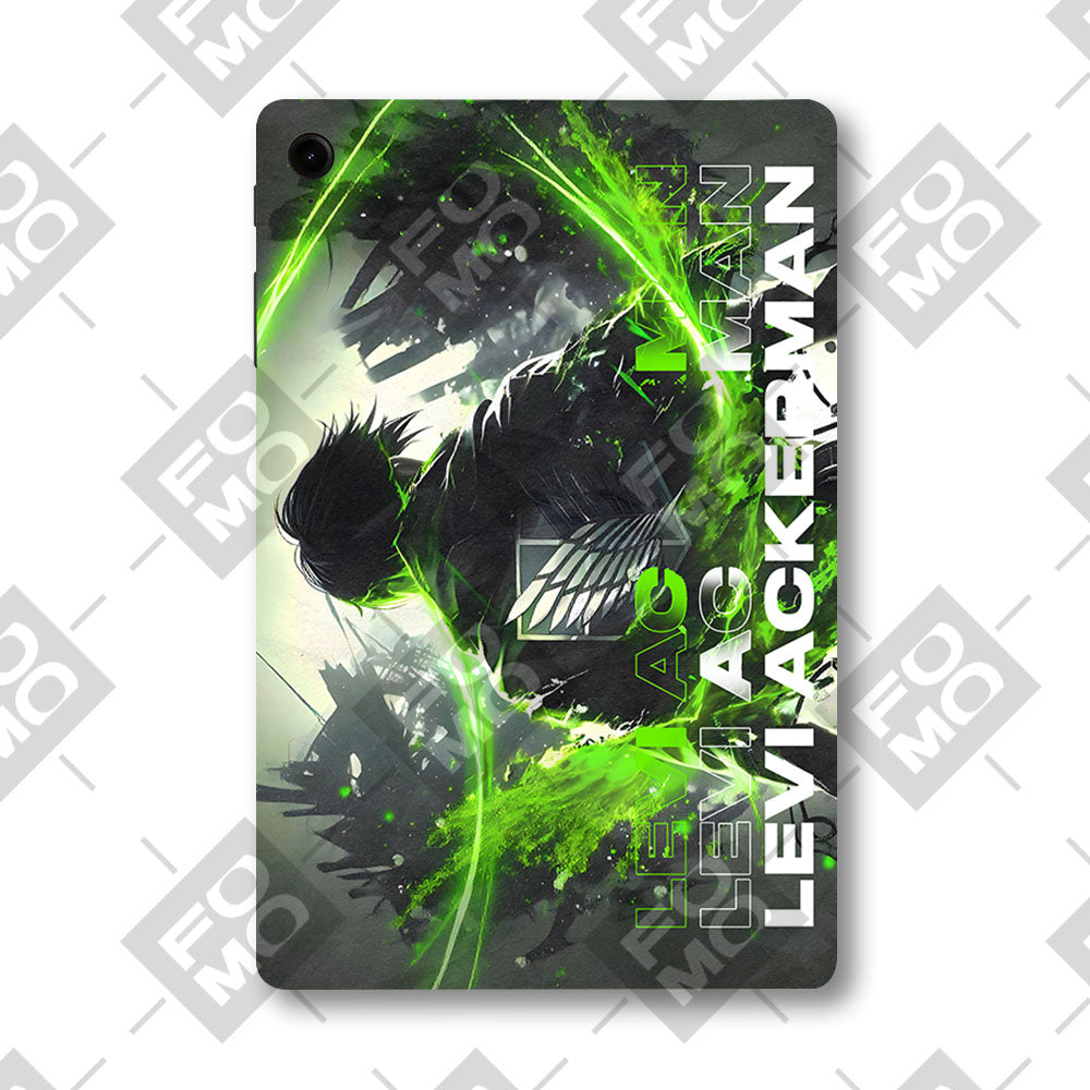 Samsung Galaxy Tab S9 Levi Battle Fury Anime Tablet Skins