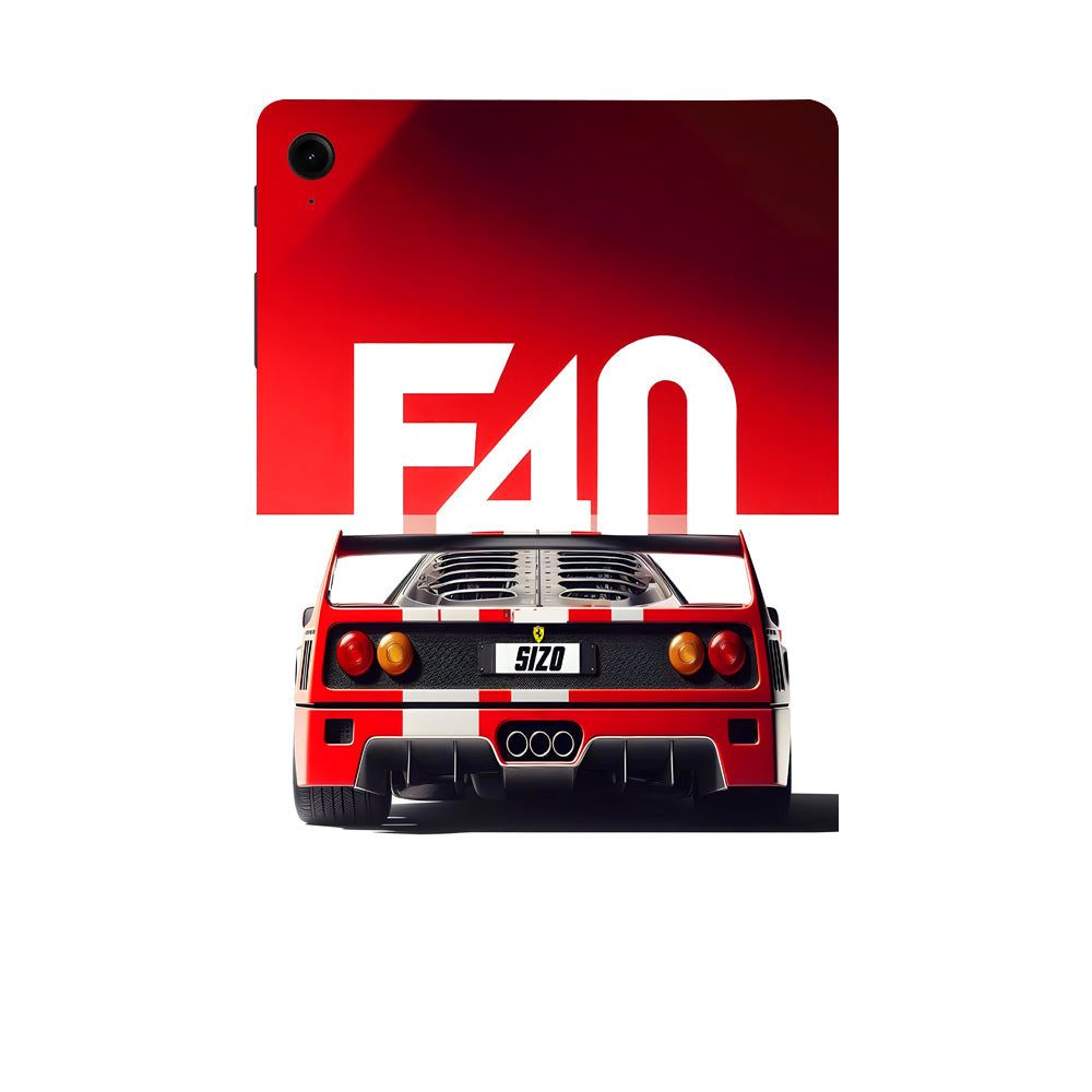 Samsung Galaxy Tab S9 FE Ferrari F40 Cars & Bikes Tablet Skins