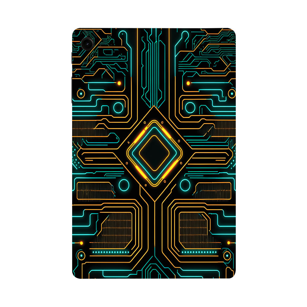Samsung Galaxy Tab S9 FE Luminous Circuit Design Tablet Skins