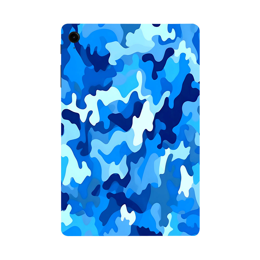 Samsung Galaxy Tab S9 FE Arctic Blue Camo Pattern Tablet Skins