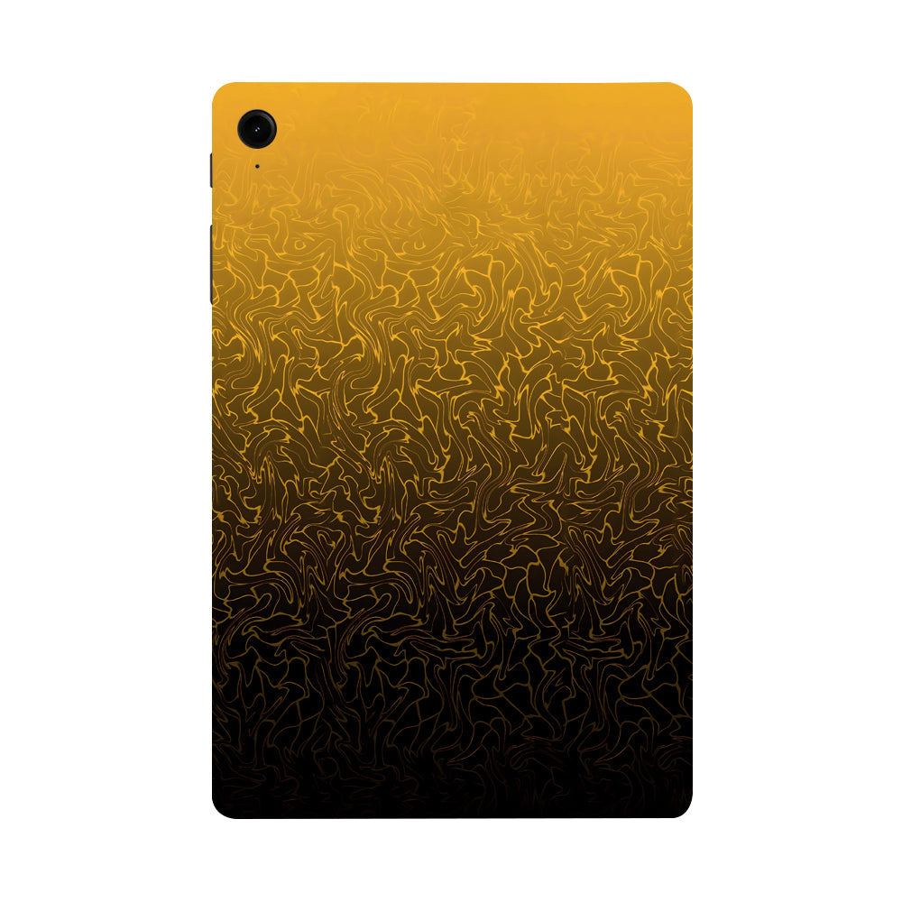 Samsung Galaxy Tab S9 FE Orange to Black Gradient Tablet Skins