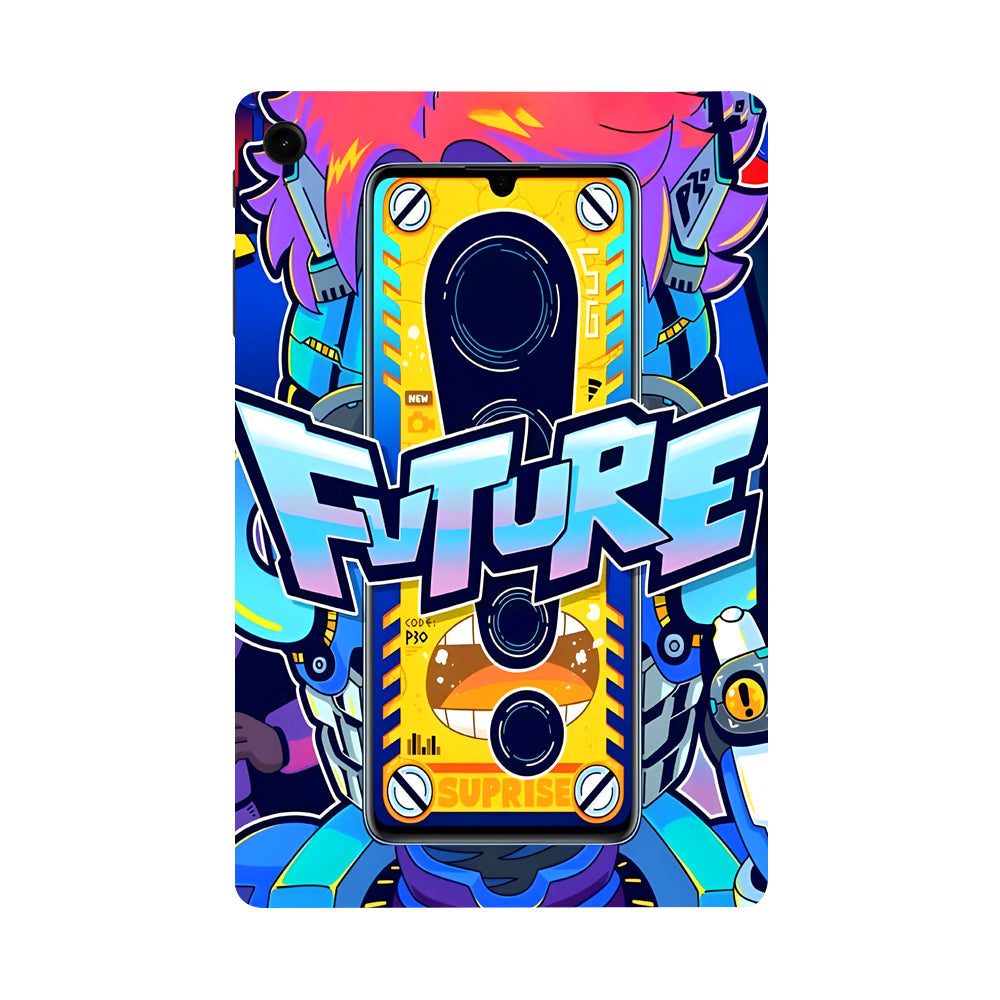 Samsung Galaxy Tab S9 FE Futuristic Cyberpunk Tablet Skins