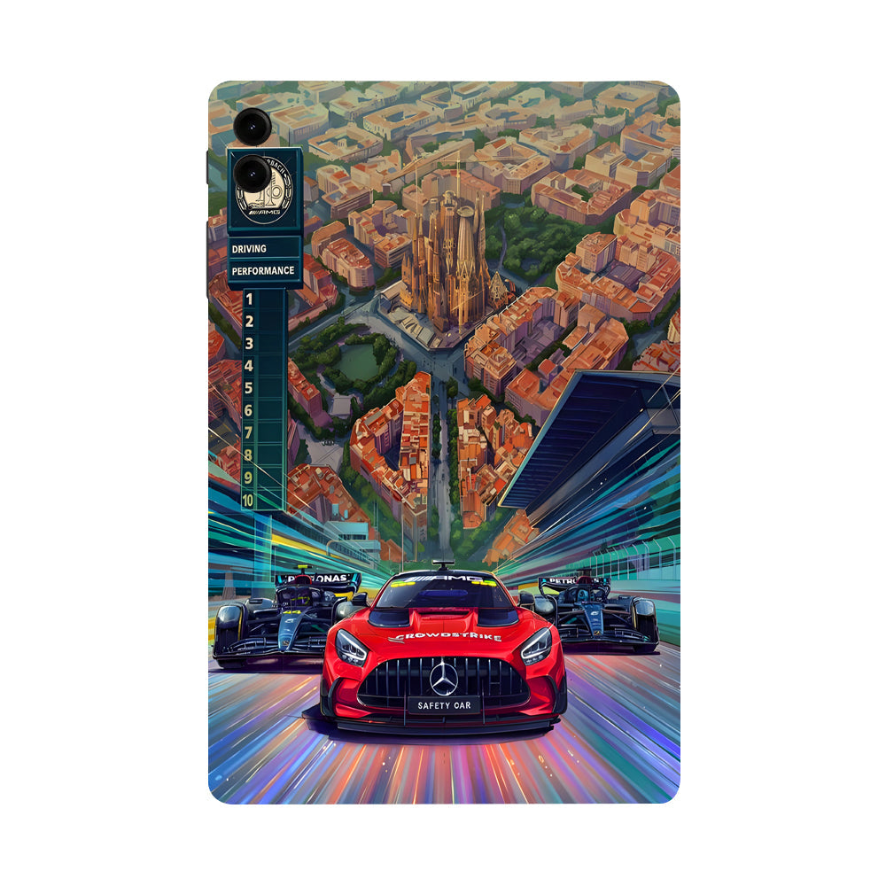 Samsung Galaxy Tab S9 FE Plus 2023 Spanish Grand Prix Cars & Bikes Tablet Skins