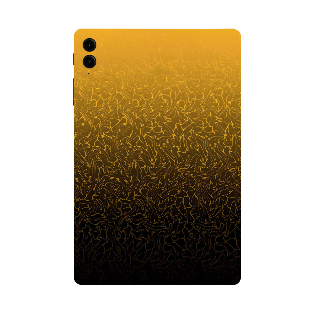Samsung Galaxy Tab S9 FE Plus Orange to Black Gradient Tablet Skins