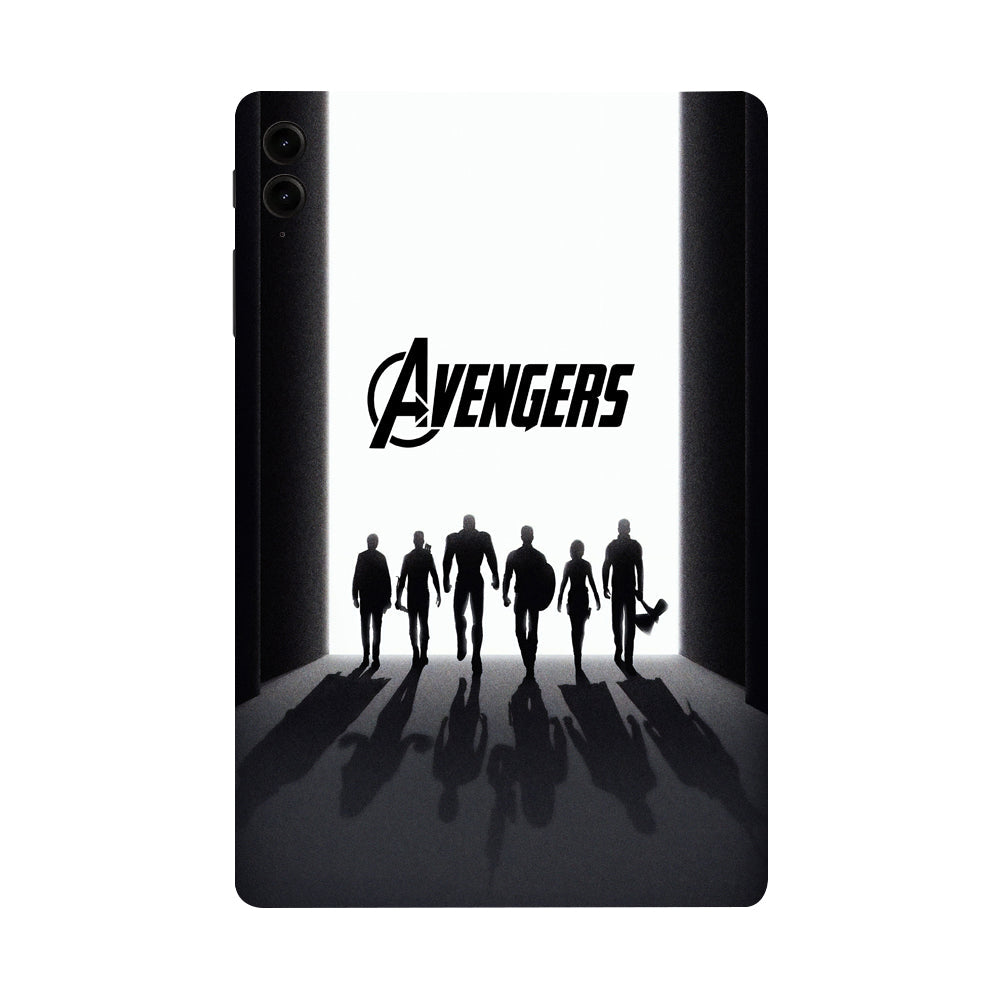 Samsung Galaxy Tab S9 FE Plus Avengers in Black Movies Tablet Skins