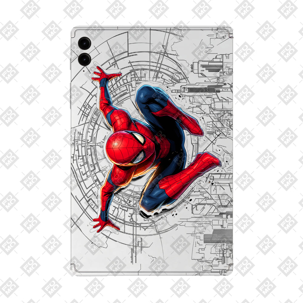 Samsung Galaxy Tab S9 FE Plus Transparent Web of Destiny Tablet Skin