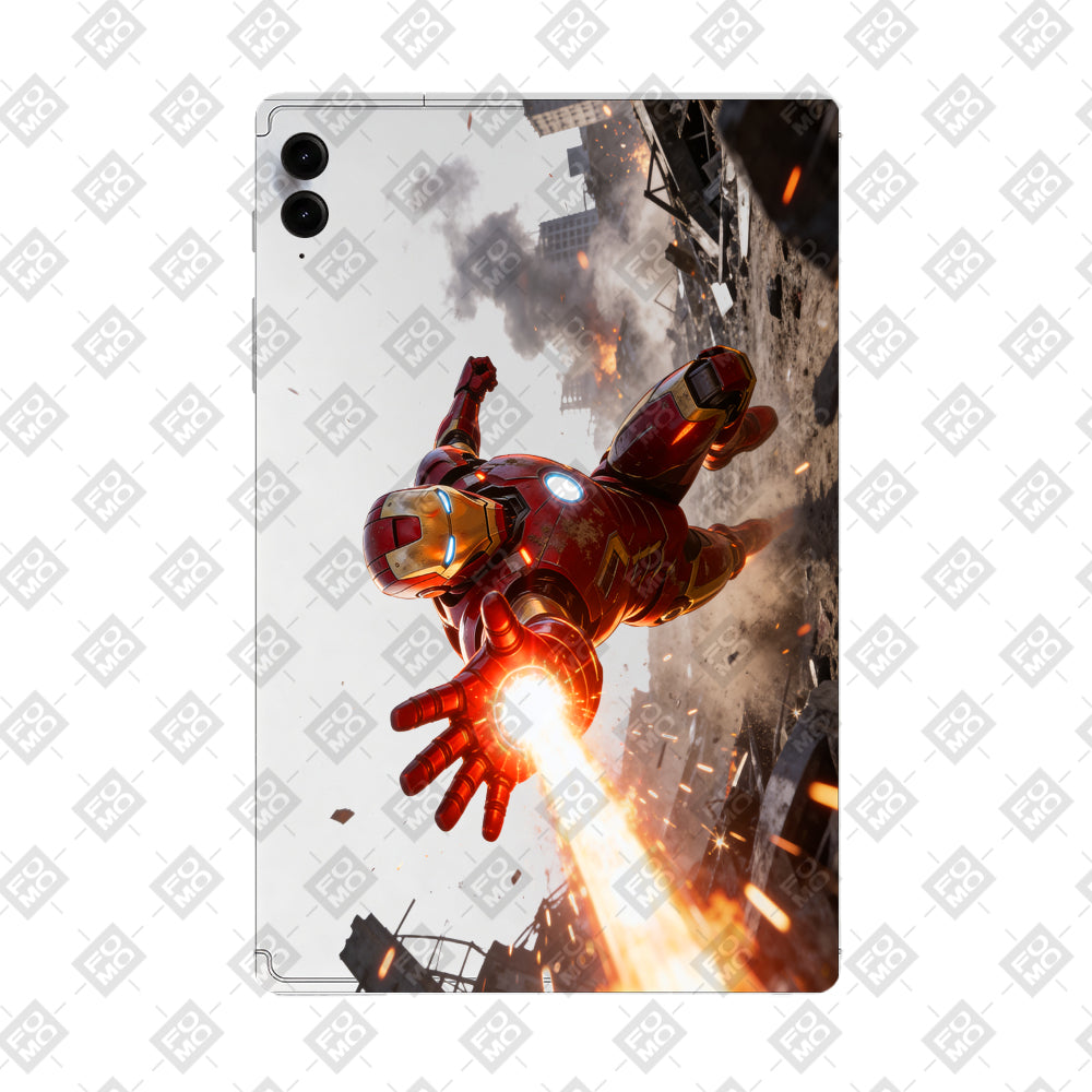Samsung Galaxy Tab S9 FE Plus Transparent Iron Fist Tablet Skin
