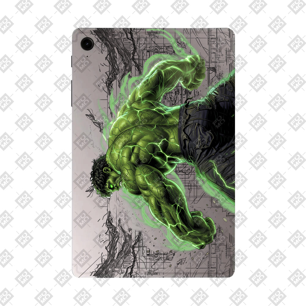 Samsung Galaxy Tab S9 Transparent Hulk Smash Tablet Skin