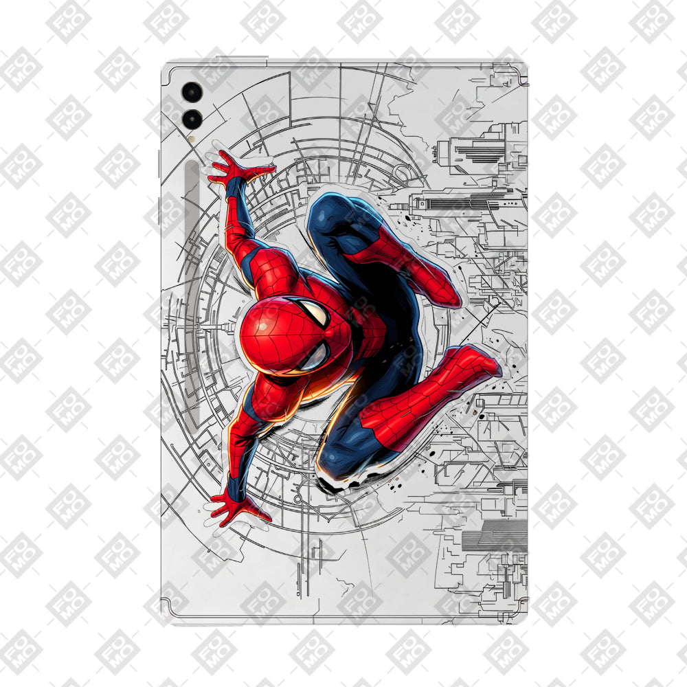 Samsung Galaxy Tab S9 Ultra 5G Transparent Web of Destiny Tablet Skin