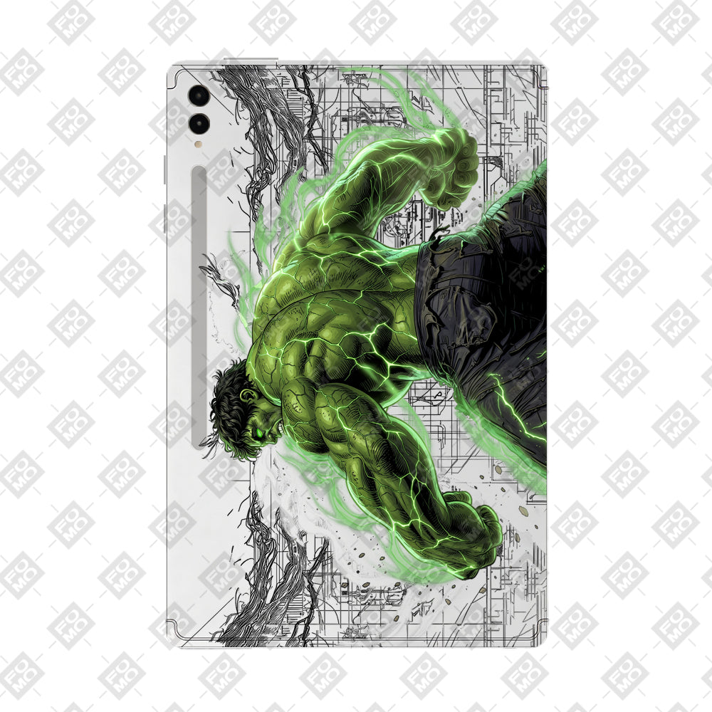 Samsung Galaxy Tab S9 Ultra 5G Transparent Hulk Smash Tablet Skin