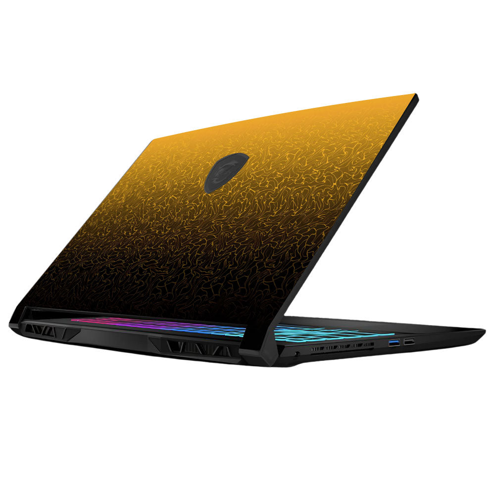 Orange to Black Gradient MSI Katana 15 B13V Laptop Skin