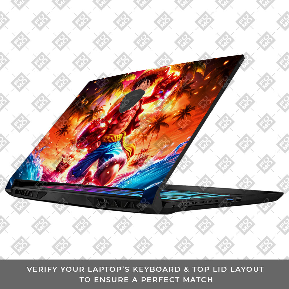 Luffy's Radiant Will MSI Katana 15 B13V Laptop Skin