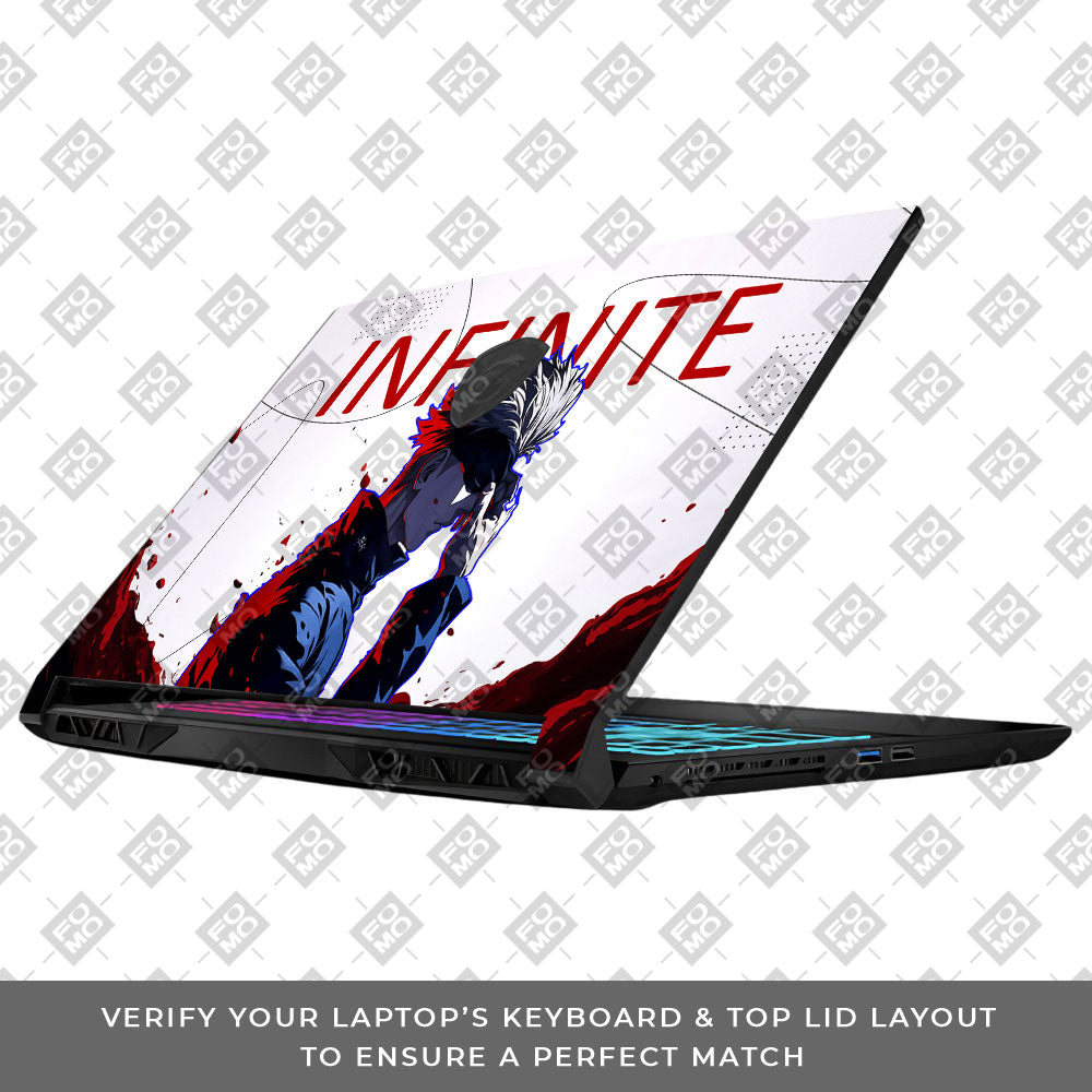 JJK Satoru Gojo MSI Katana 15 B13V Laptop Skin