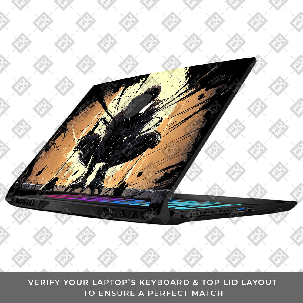 Shadow Spiderman MSI Katana 15 B13V Laptop Skin