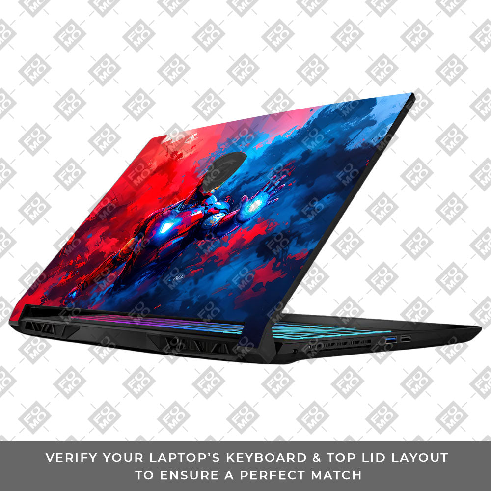 Iron Man Arc Reactor Power MSI Katana 15 B13V Laptop Skin