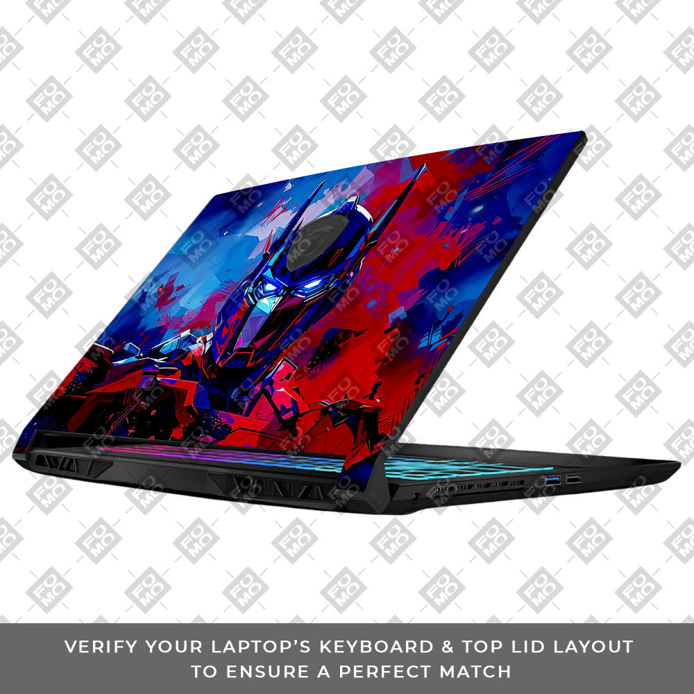 Optimus Prime Transformer MSI Katana 15 B13V Laptop Skin