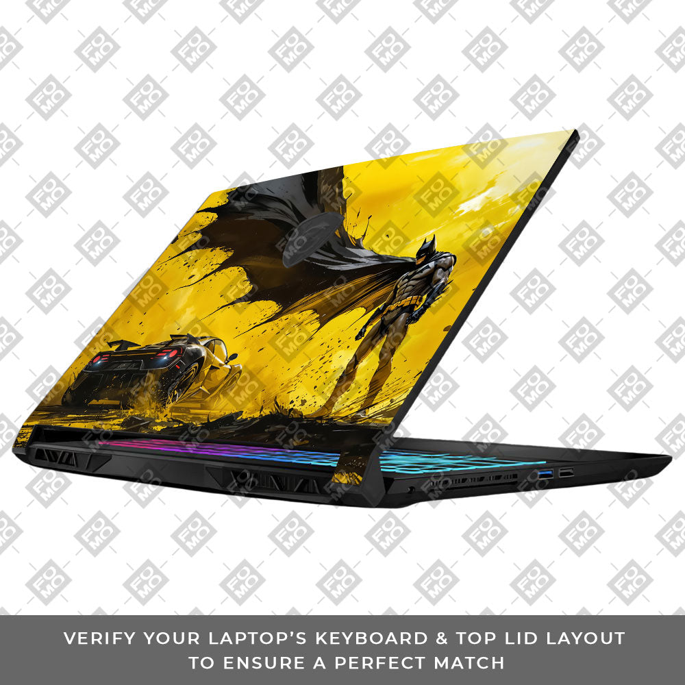 Dark Knight Velocity MSI Katana 15 B13V Laptop Skin