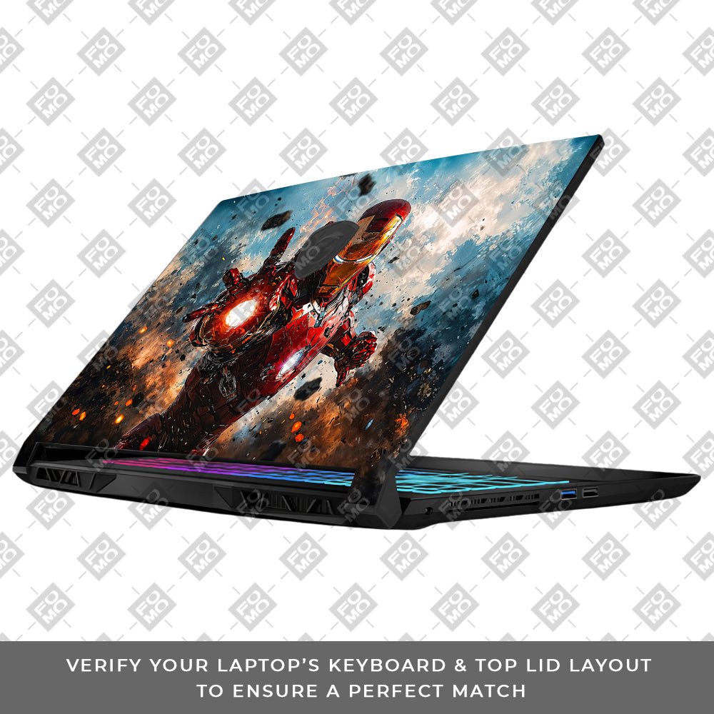Iron Imapct The Arc Reactor MSI Katana 15 B13V Laptop Skin