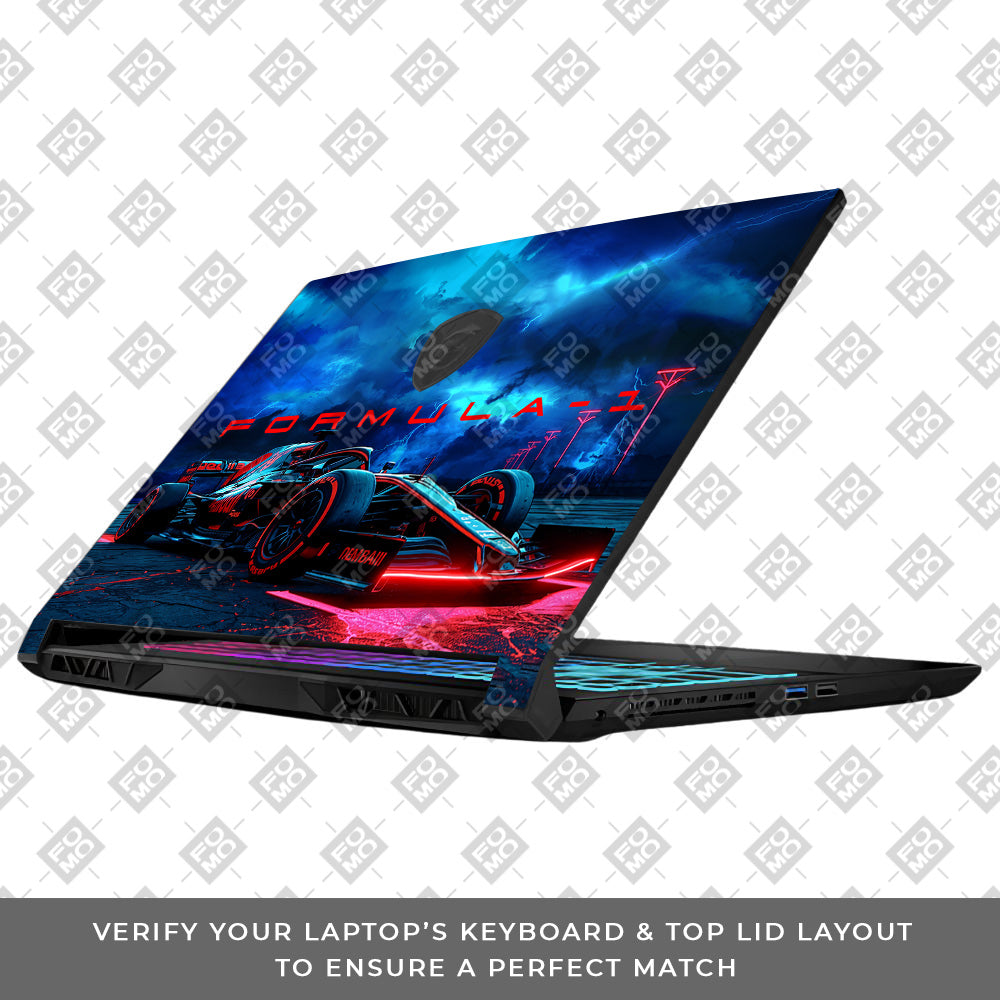 Fututristic Formula 1 MSI Katana 15 B13V Laptop Skin
