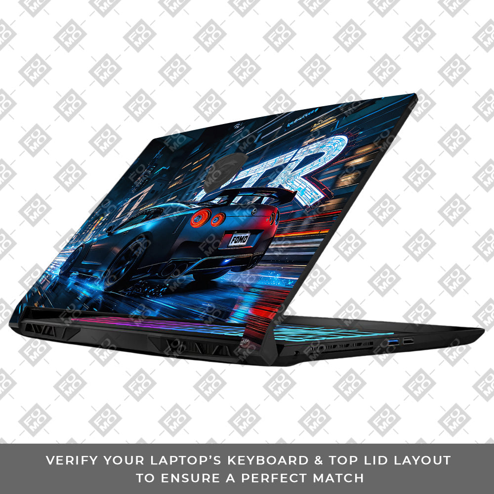 Neon GTR Nights MSI Katana 15 B13V Laptop Skin