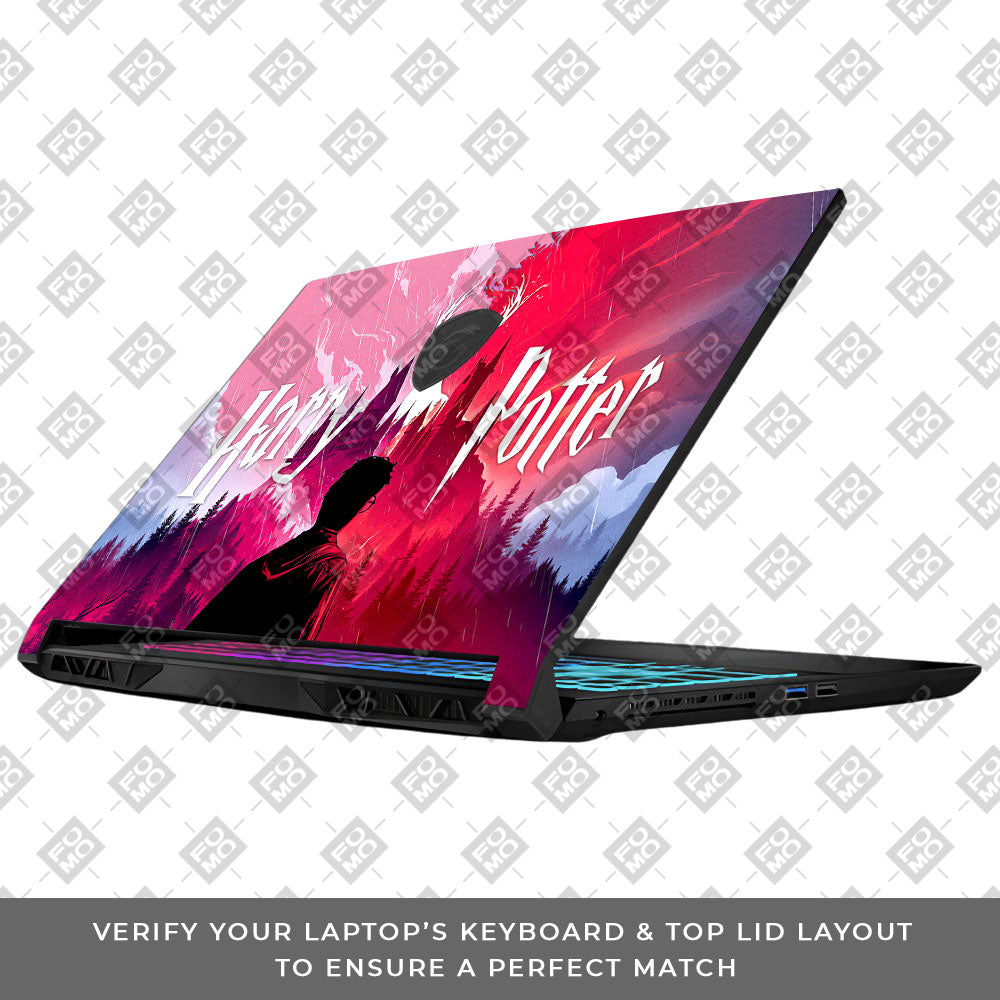 Harry Potter Magical Hogwarts MSI Katana 15 B13V Laptop Skin
