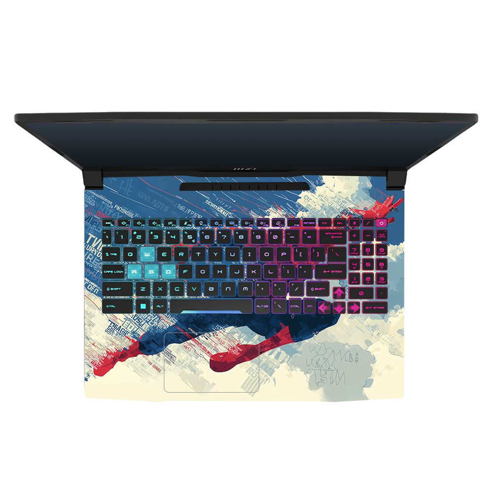 Spiderman Velocity MSI Katana 15 B13V Laptop Skin