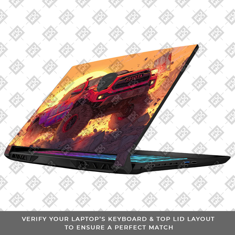 Toyota Off Road Beast MSI Katana 15 B13V Laptop Skin