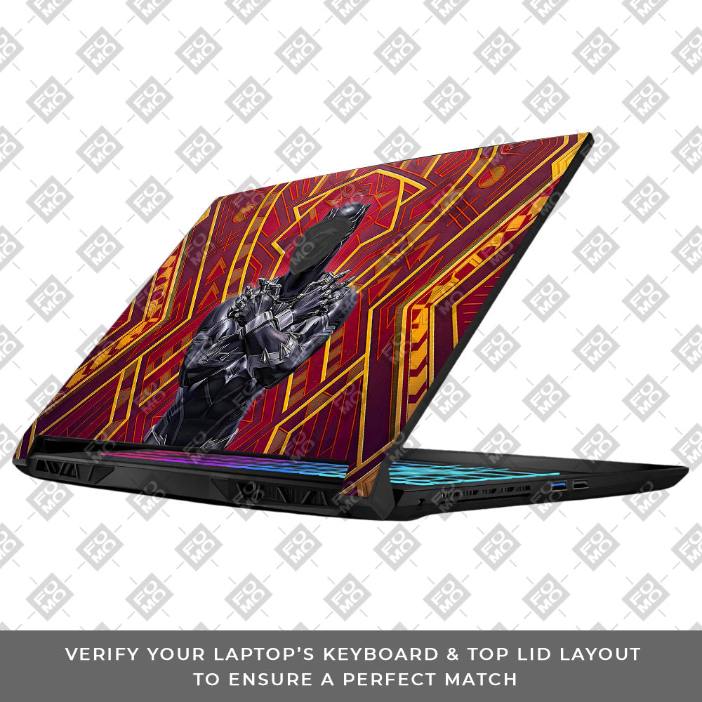 Wakanda Royal Power MSI Katana 15 B13V 3D Laptop Skin