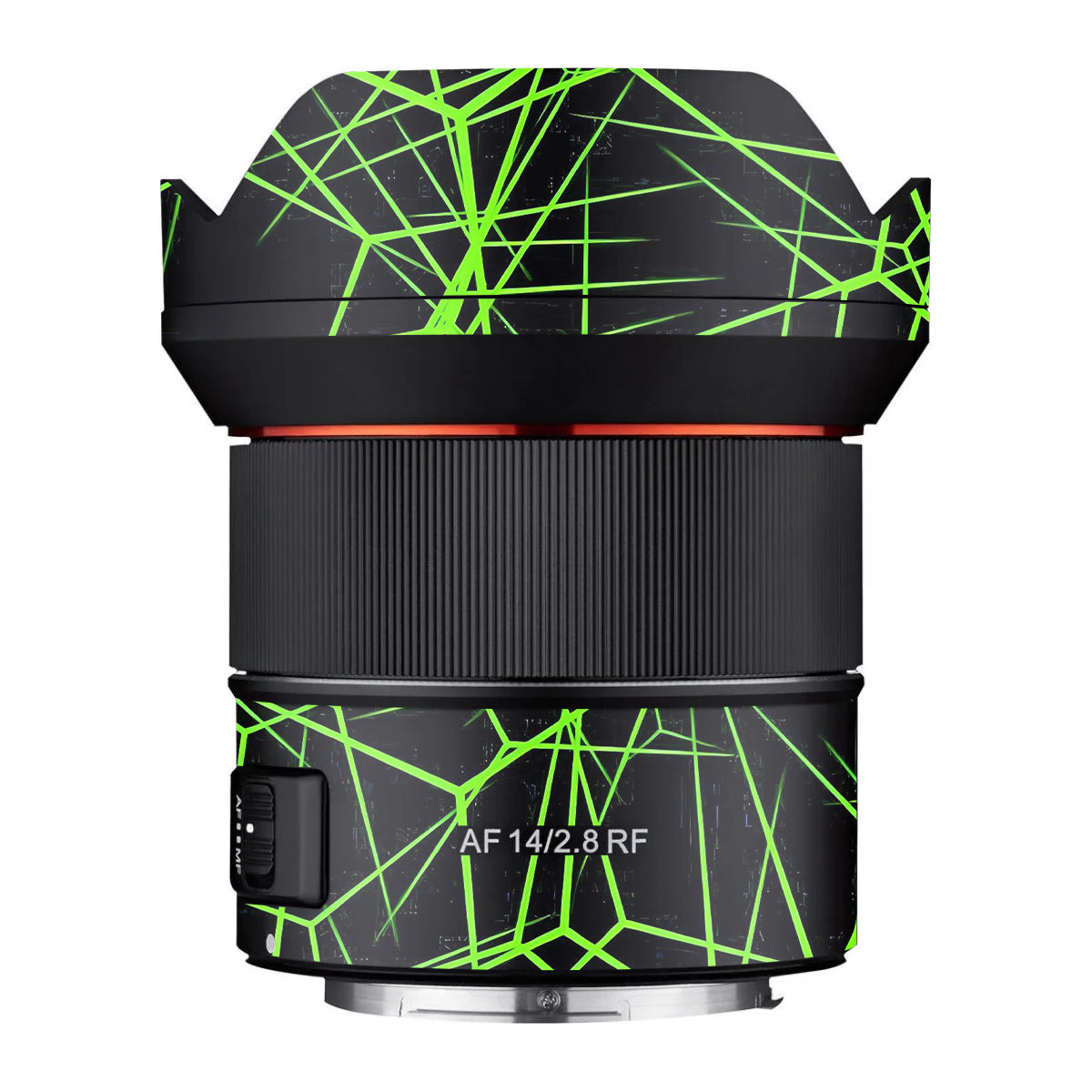 Neon Grid Samyang AF 14mm F/2.8 RF Camera Lens Skin