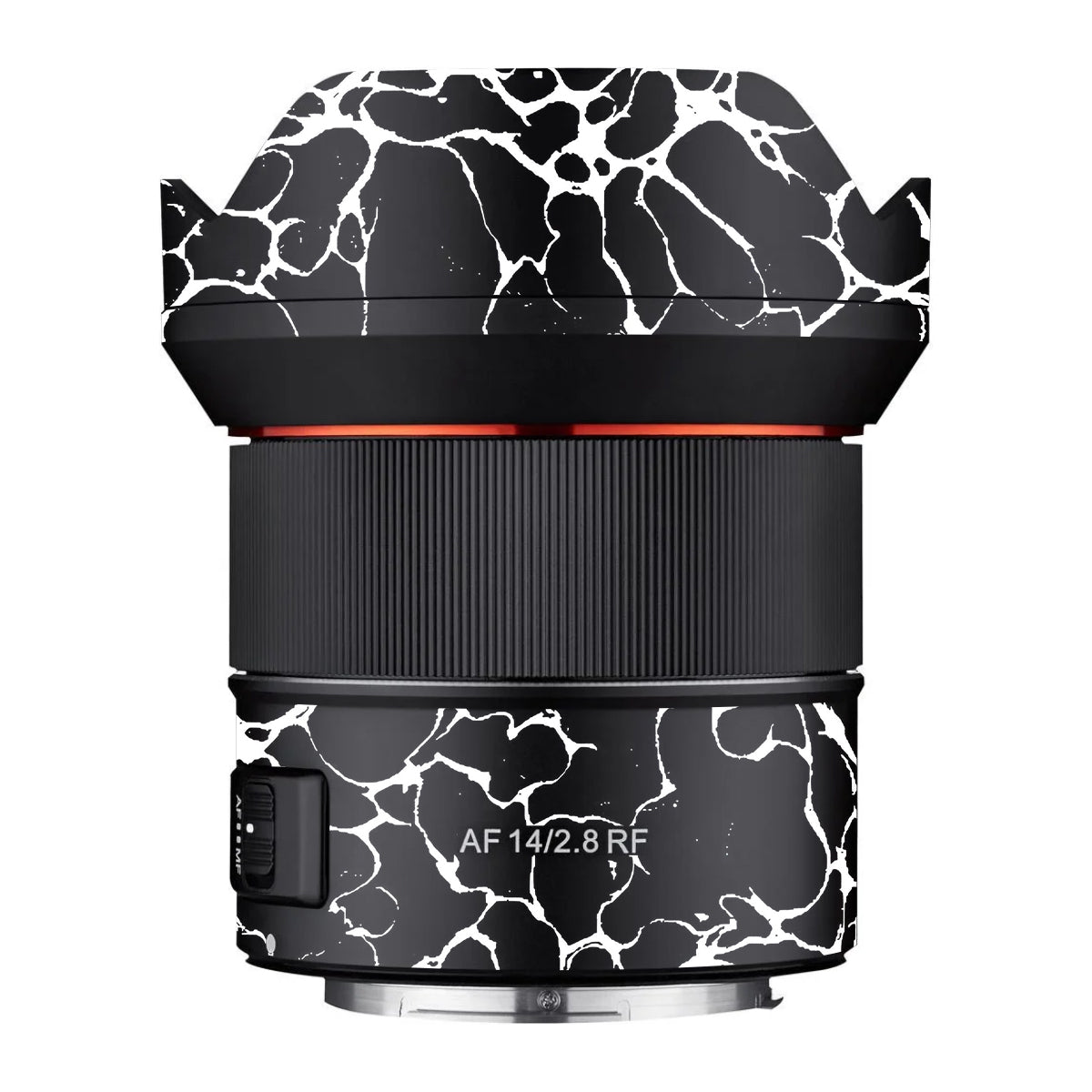 White Web Samyang AF 14mm F/2.8 RF Camera Lens Skin
