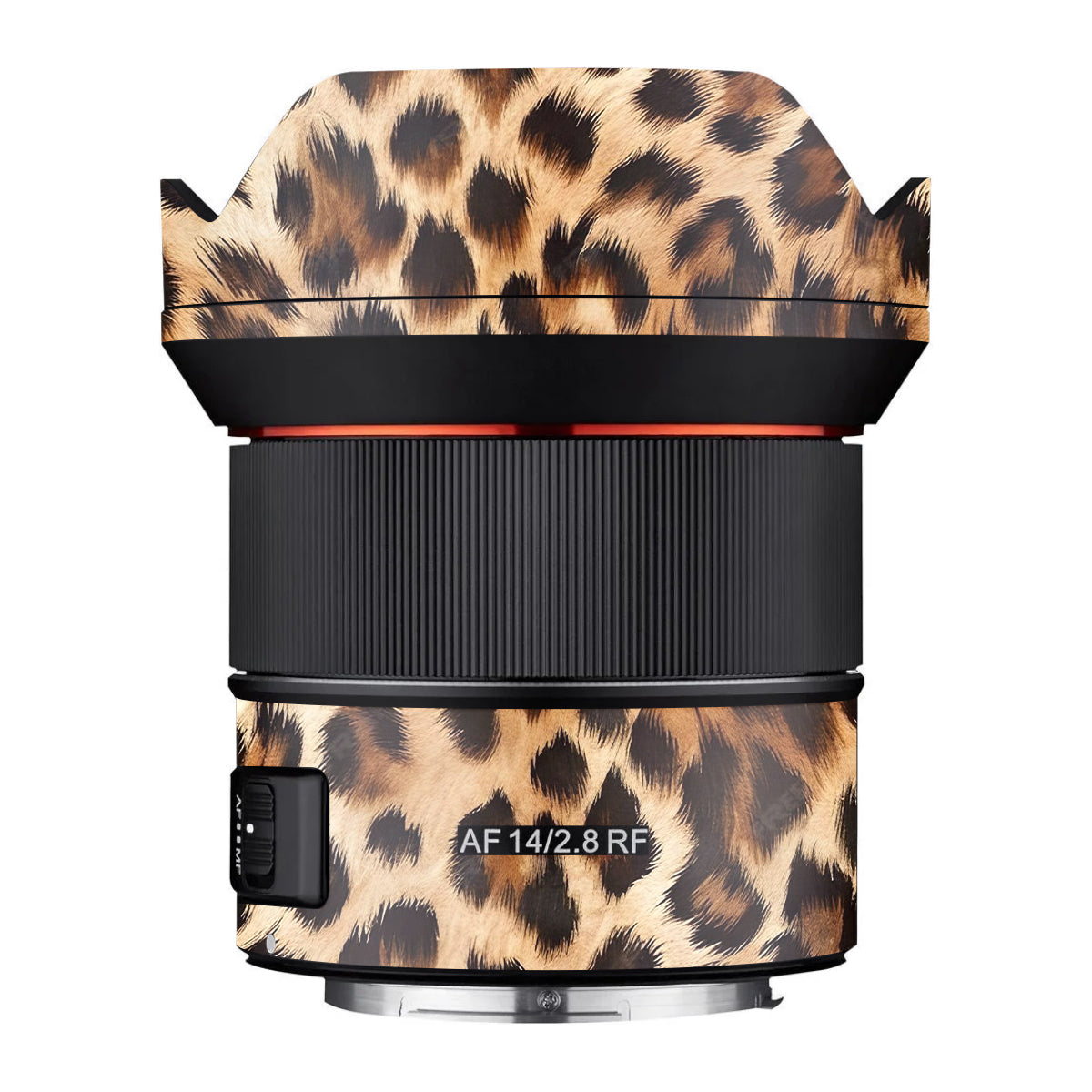 Classic Leopard Spots Samyang AF 14mm F/2.8 RF Camera Lens Skin