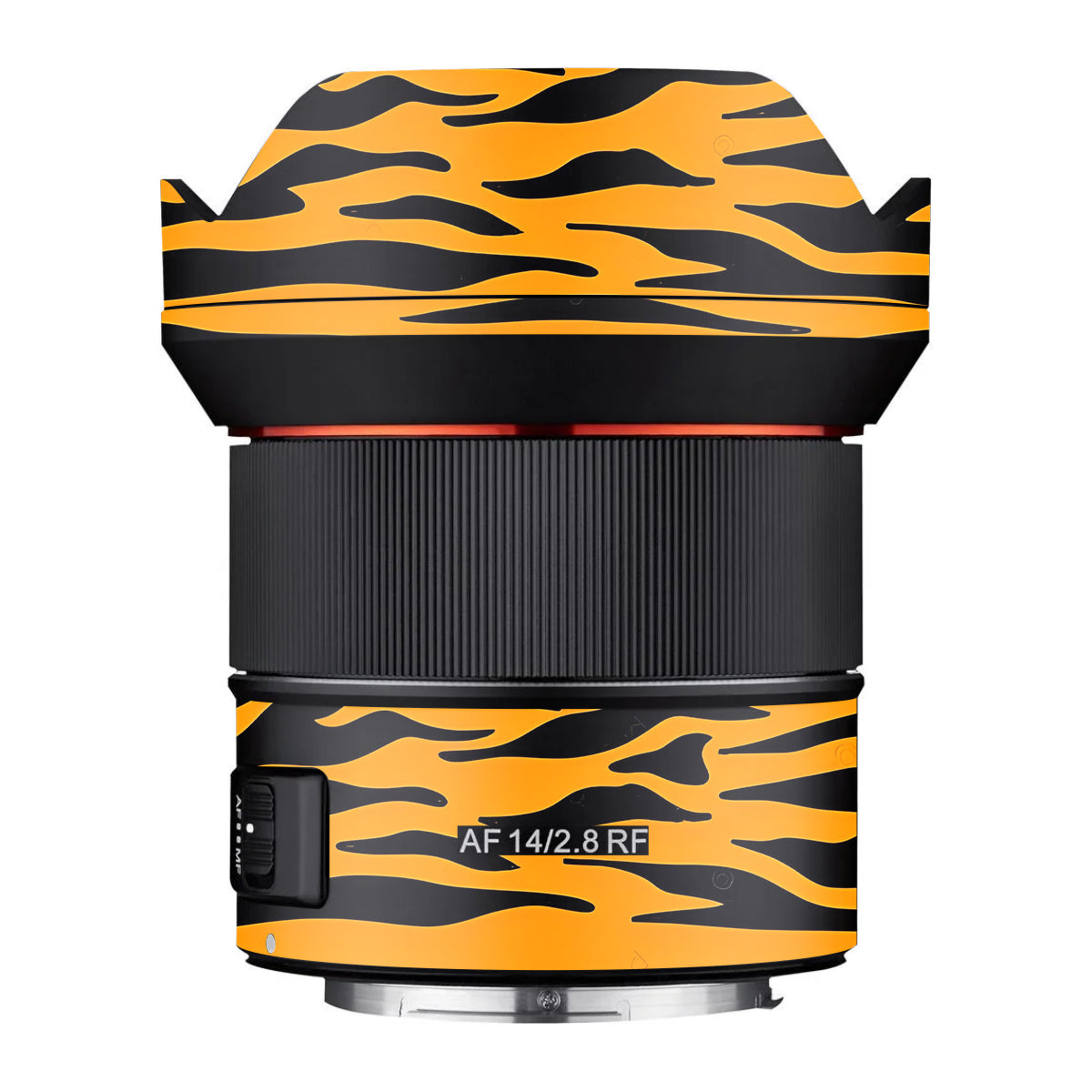 Savanna Tiger Stripes Samyang AF 14mm F/2.8 RF Camera Lens Skin