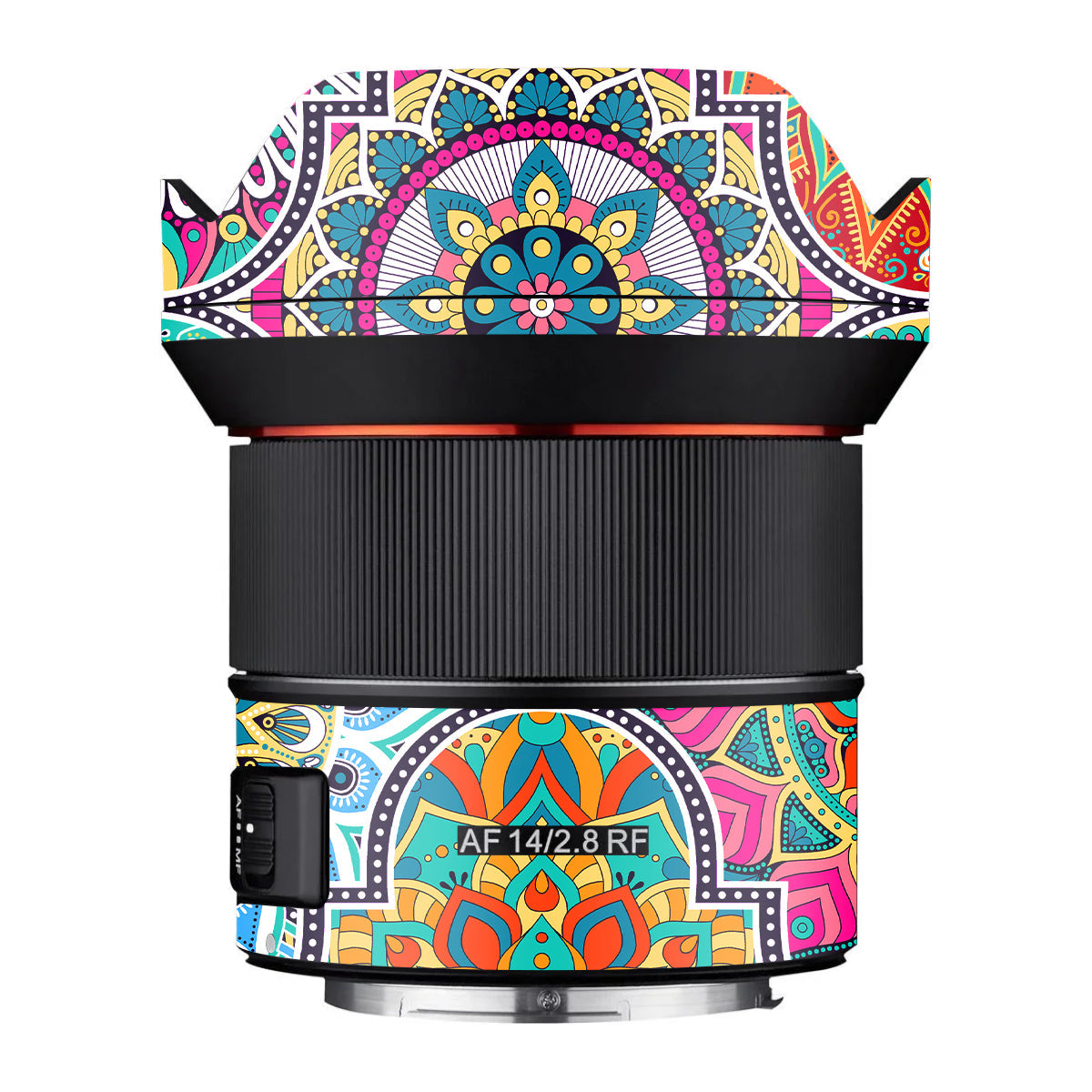 Boho Mandala Tile Pattern Samyang AF 14mm F/2.8 RF Camera Lens Skin