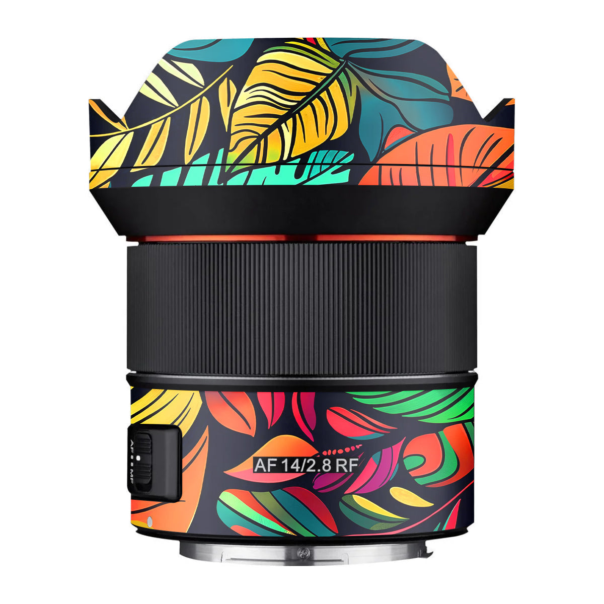 Tropical Jungle Leaves Samyang AF 14mm F/2.8 RF Camera Lens Skin