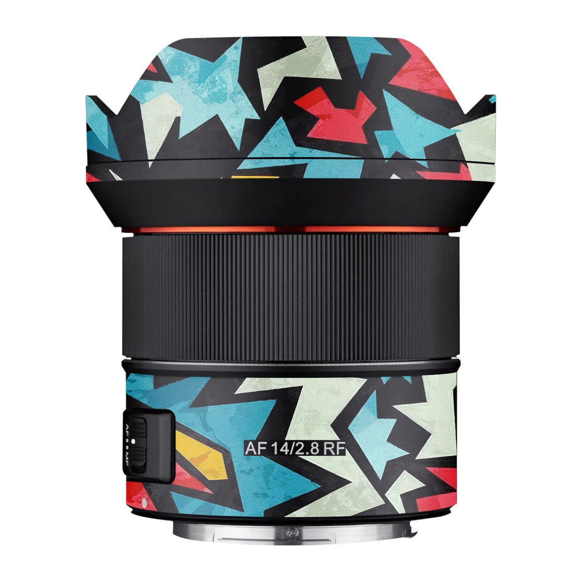 Pop Art Lightning Samyang AF 14mm F/2.8 RF Camera Lens Skin