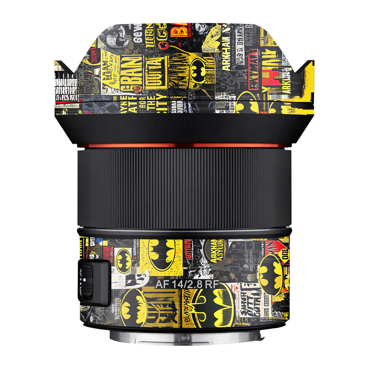 Batman Collage Samyang AF 14mm F/2.8 RF Camera Lens Skin