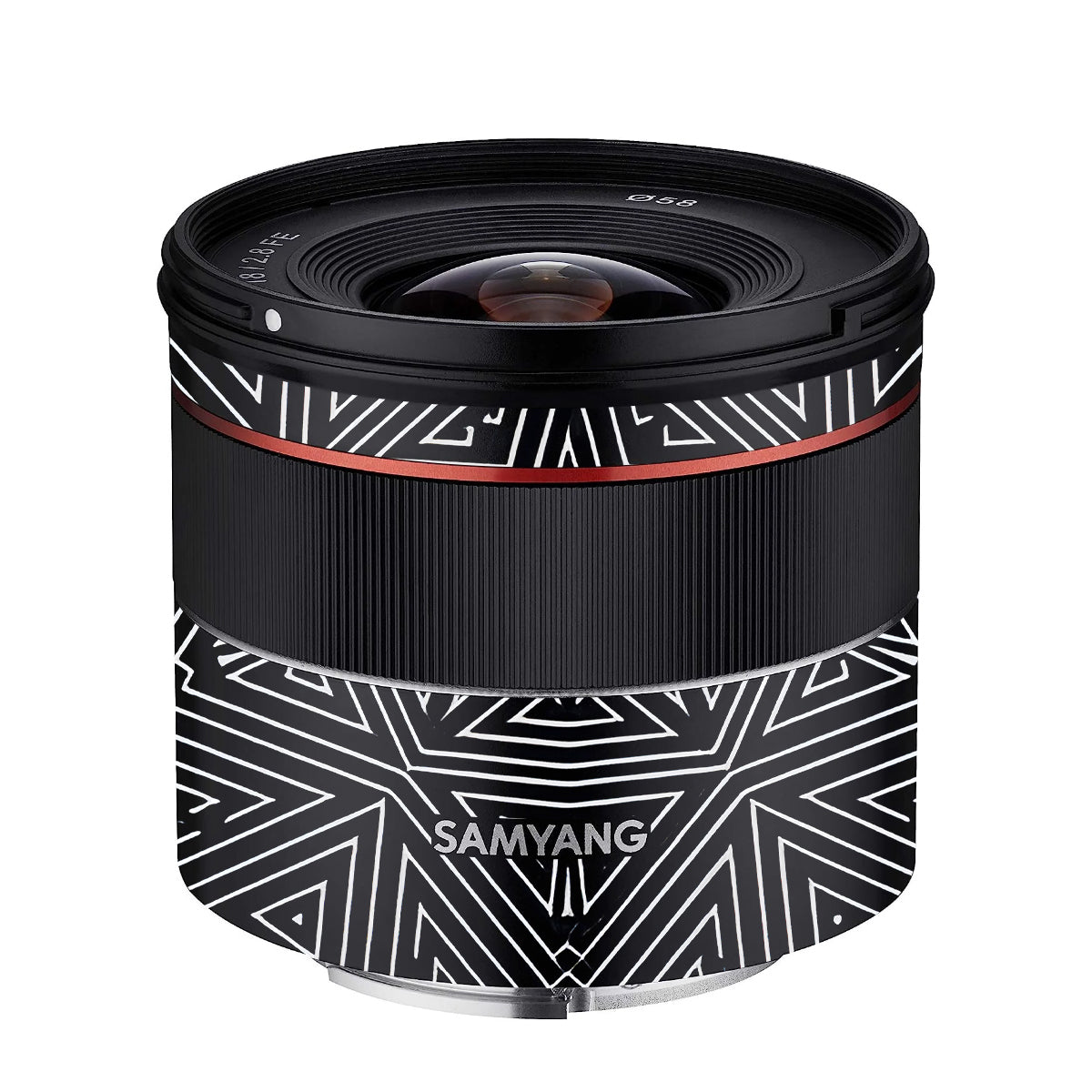 Geometric Pattern Samyang FE 18mm F/2.8 Camera Lens Skin