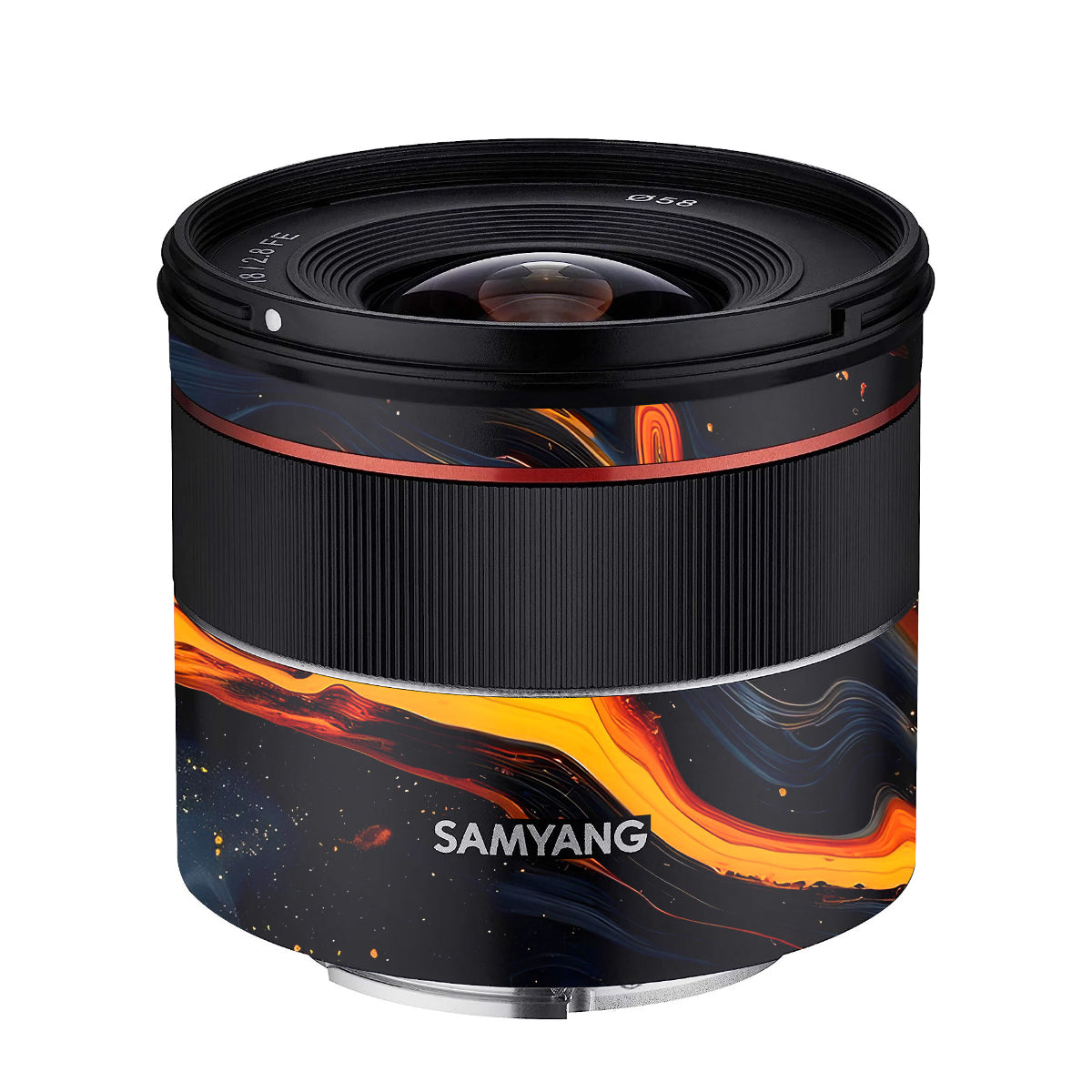 Lava Marble Samyang FE 18mm F/2.8 Camera Lens Skin